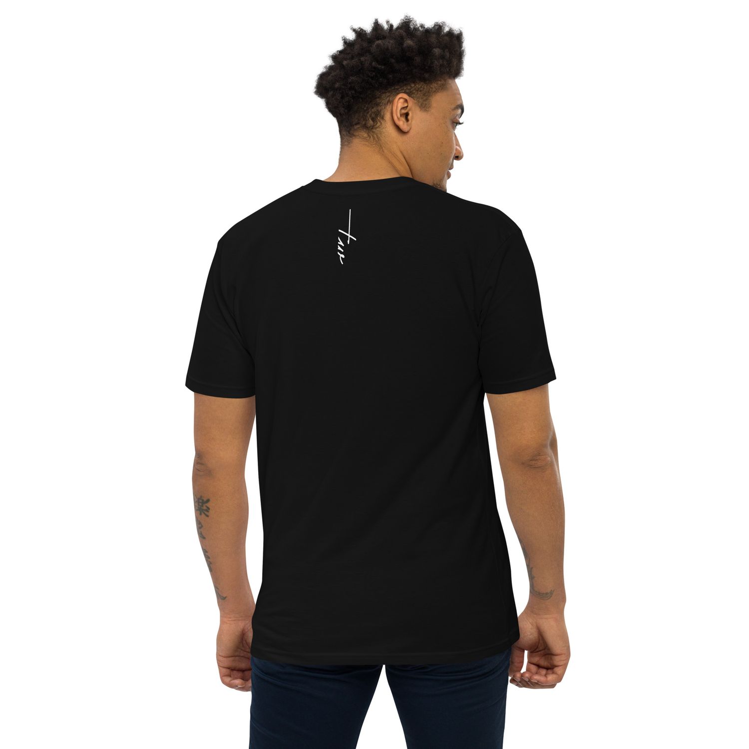 Schweres Premium T-Shirt für Herren Black Edition