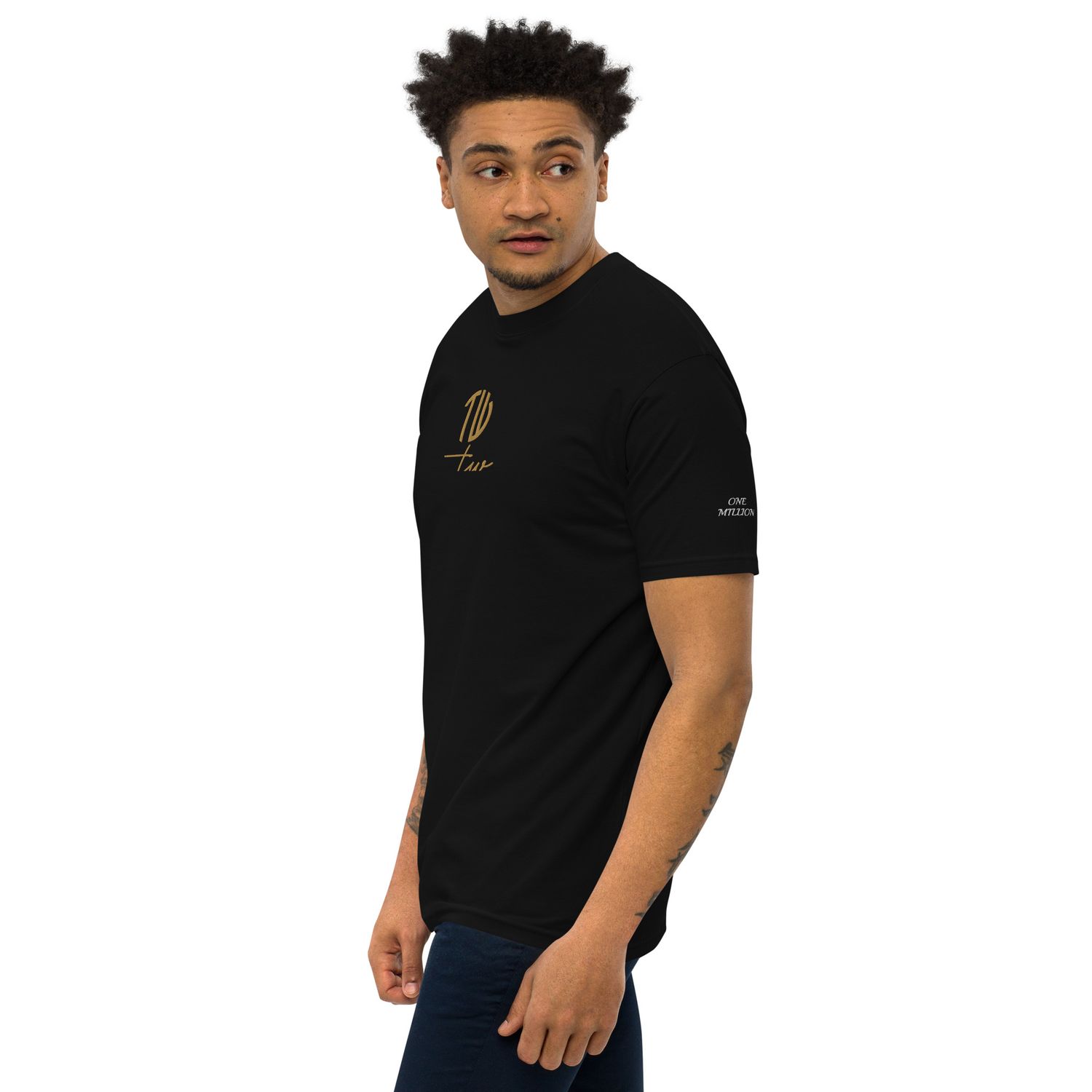 Schweres Premium T-Shirt für Herren O.N.E. MILLION EDITION