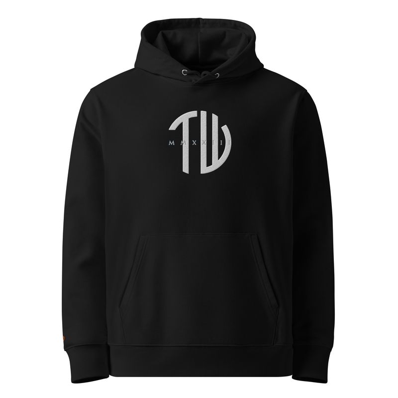 Unisex Bio-Hoodie|White Alpha