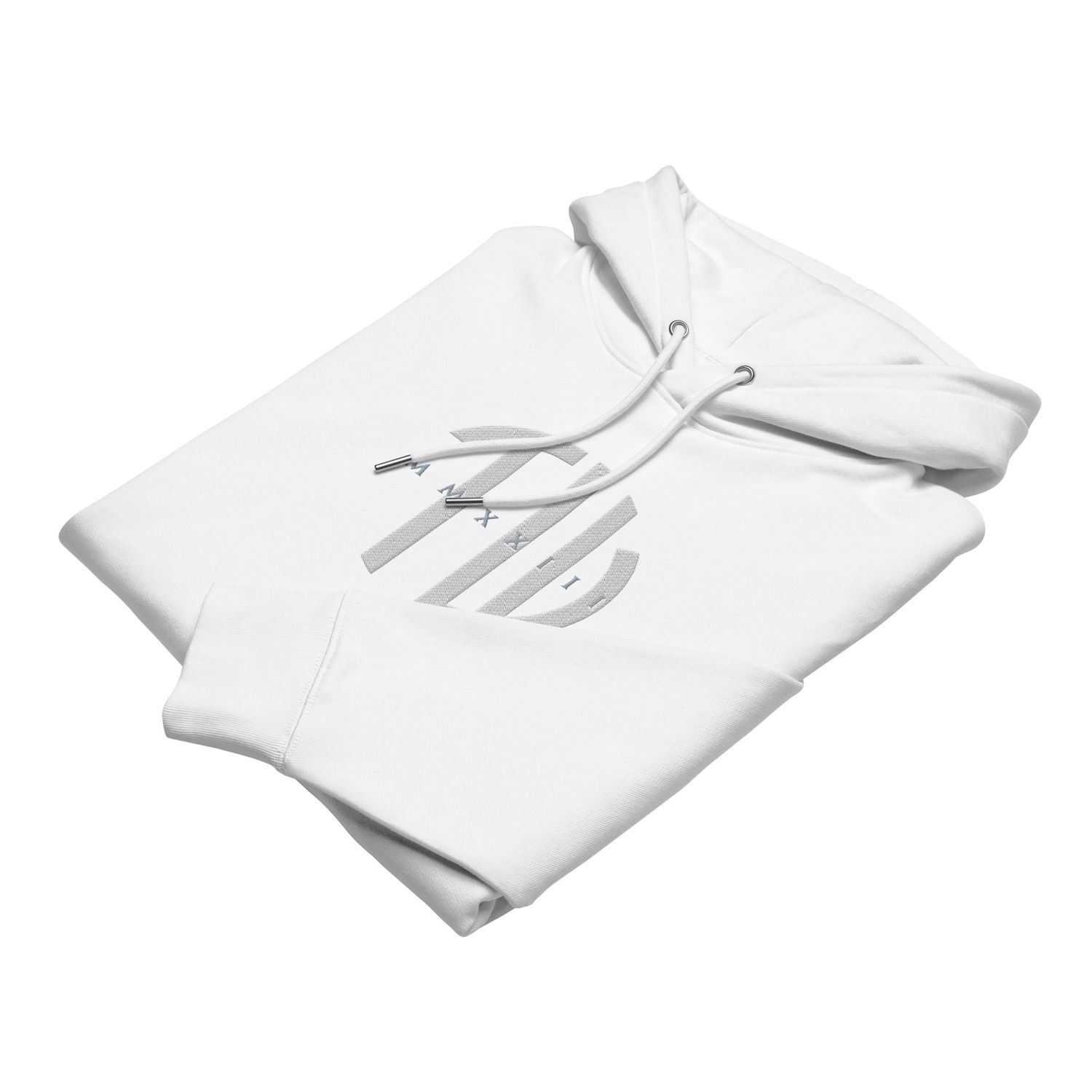 Unisex Bio-Hoodie|White Alpha