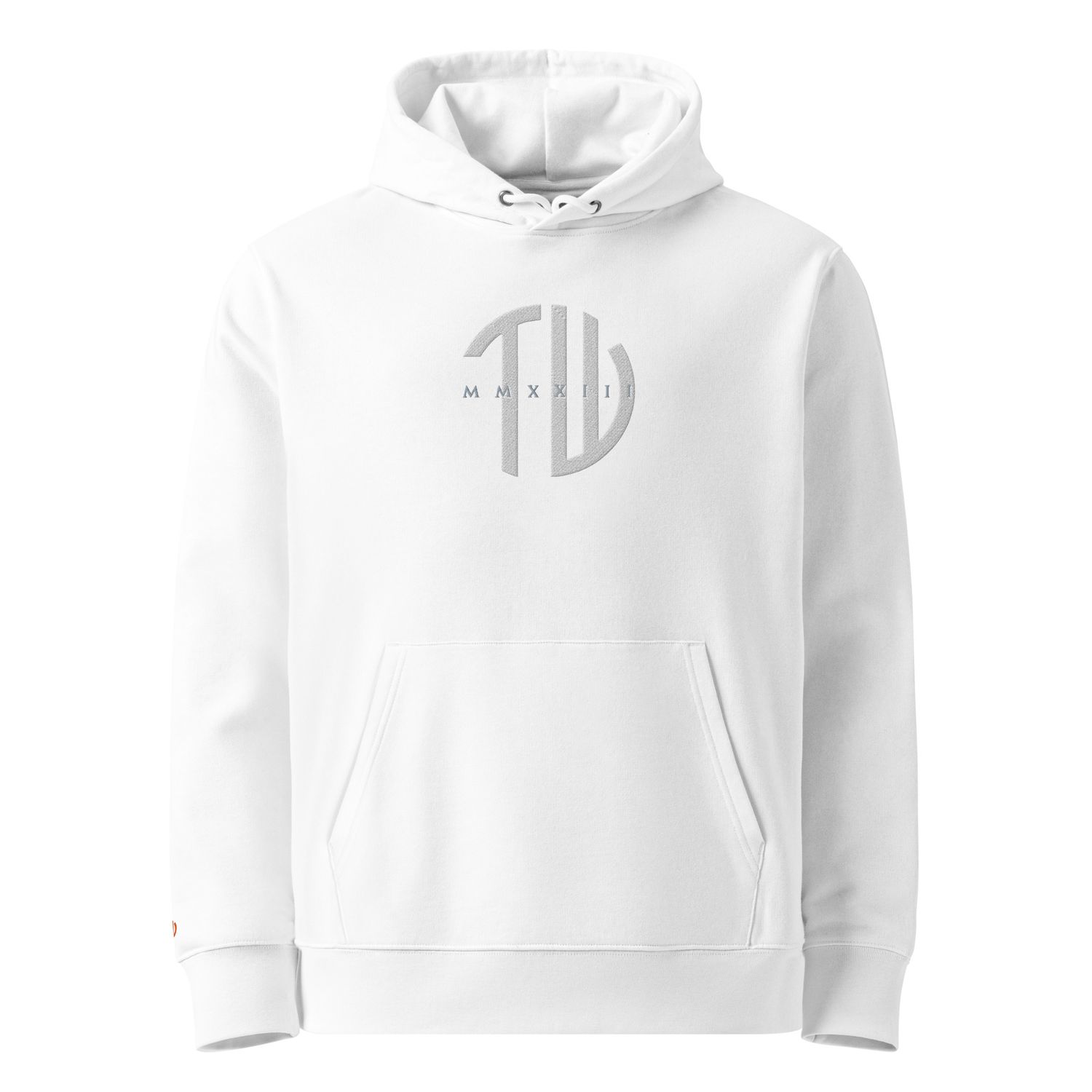 Unisex Bio-Hoodie|White Alpha