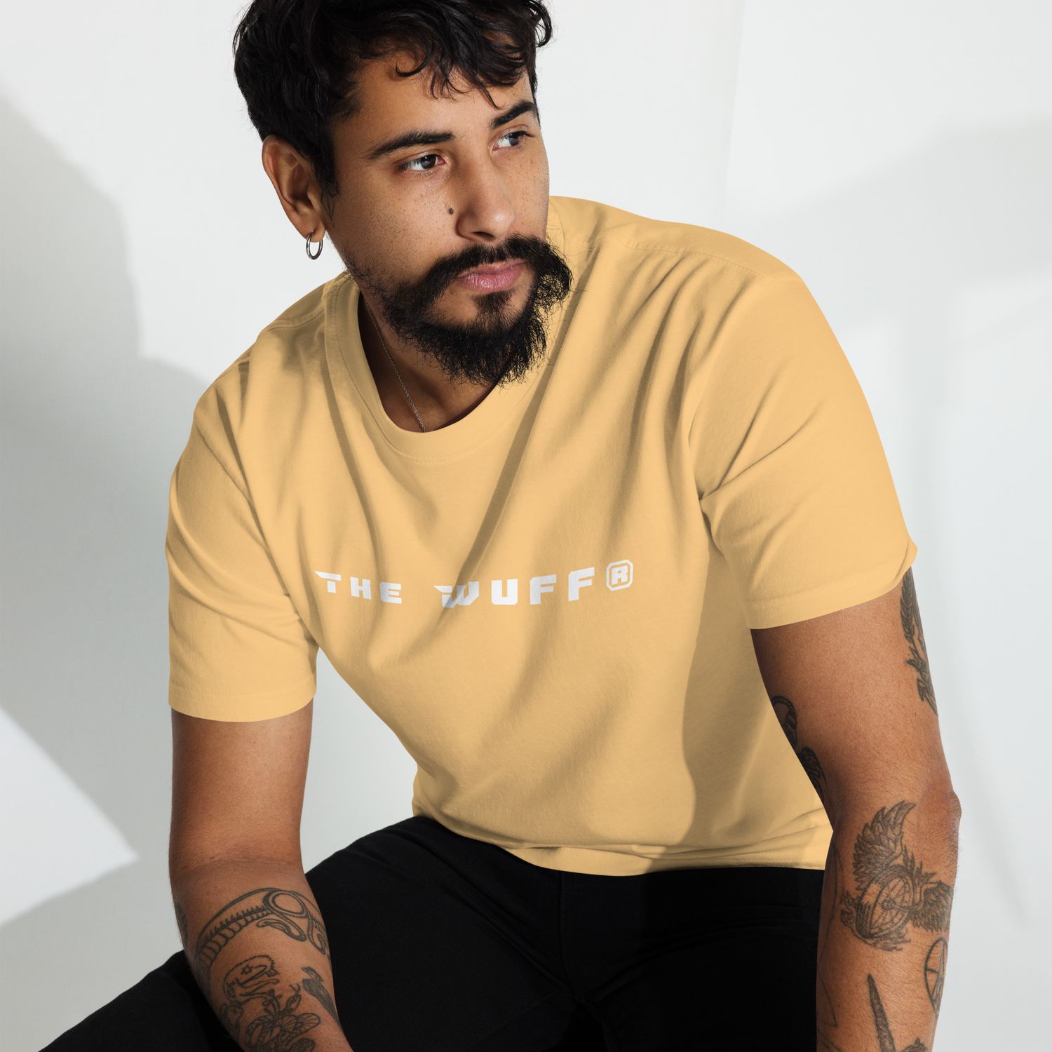 THE WUFF® X1 Whiteline Premium T-Shirt for Men
