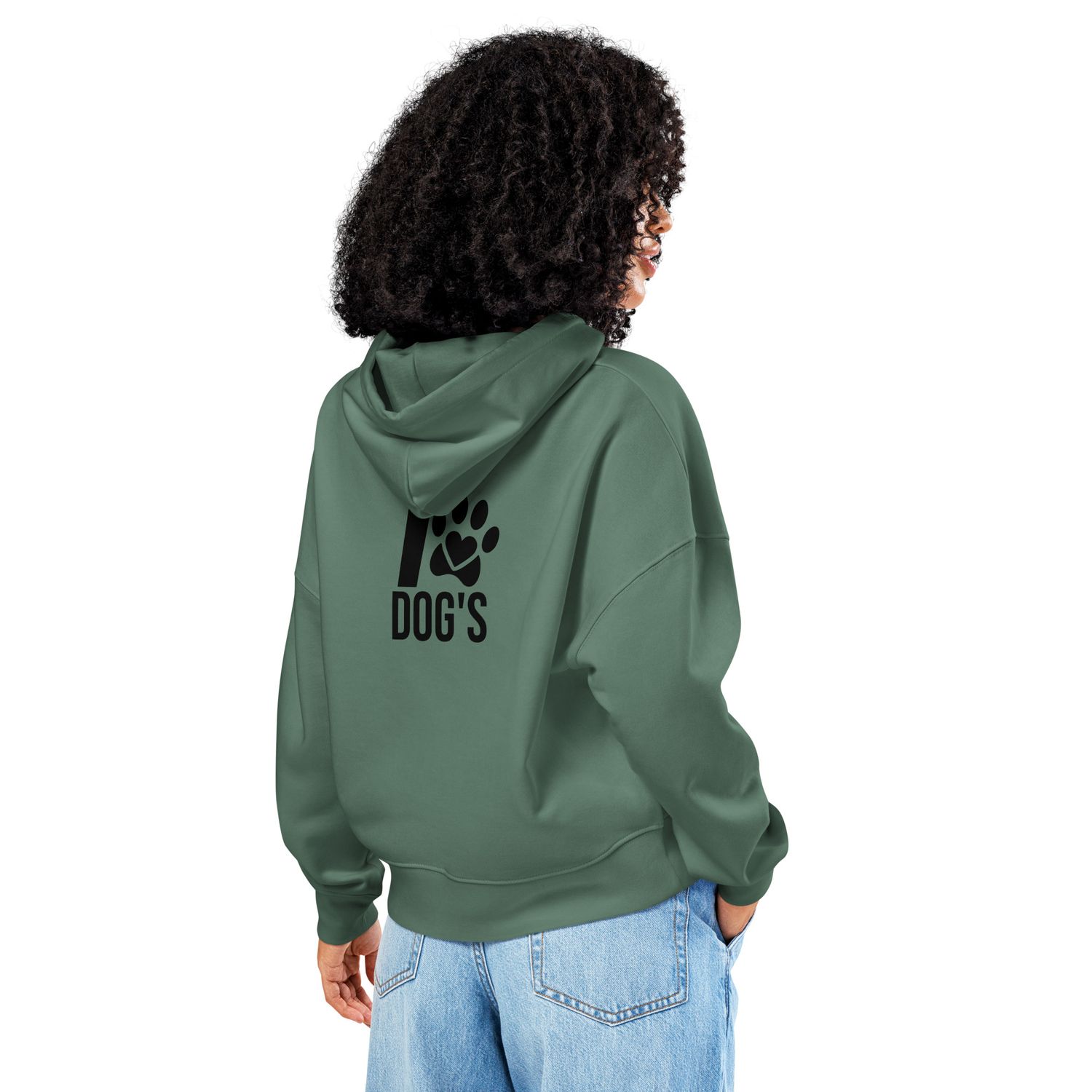 Love Dog&#39;s Bio-Hoodie für Damen
