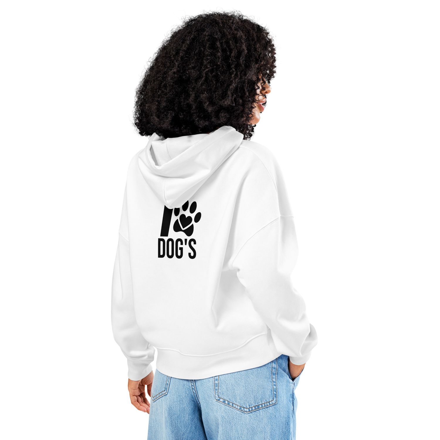 Love Dog&#39;s Bio-Hoodie für Damen