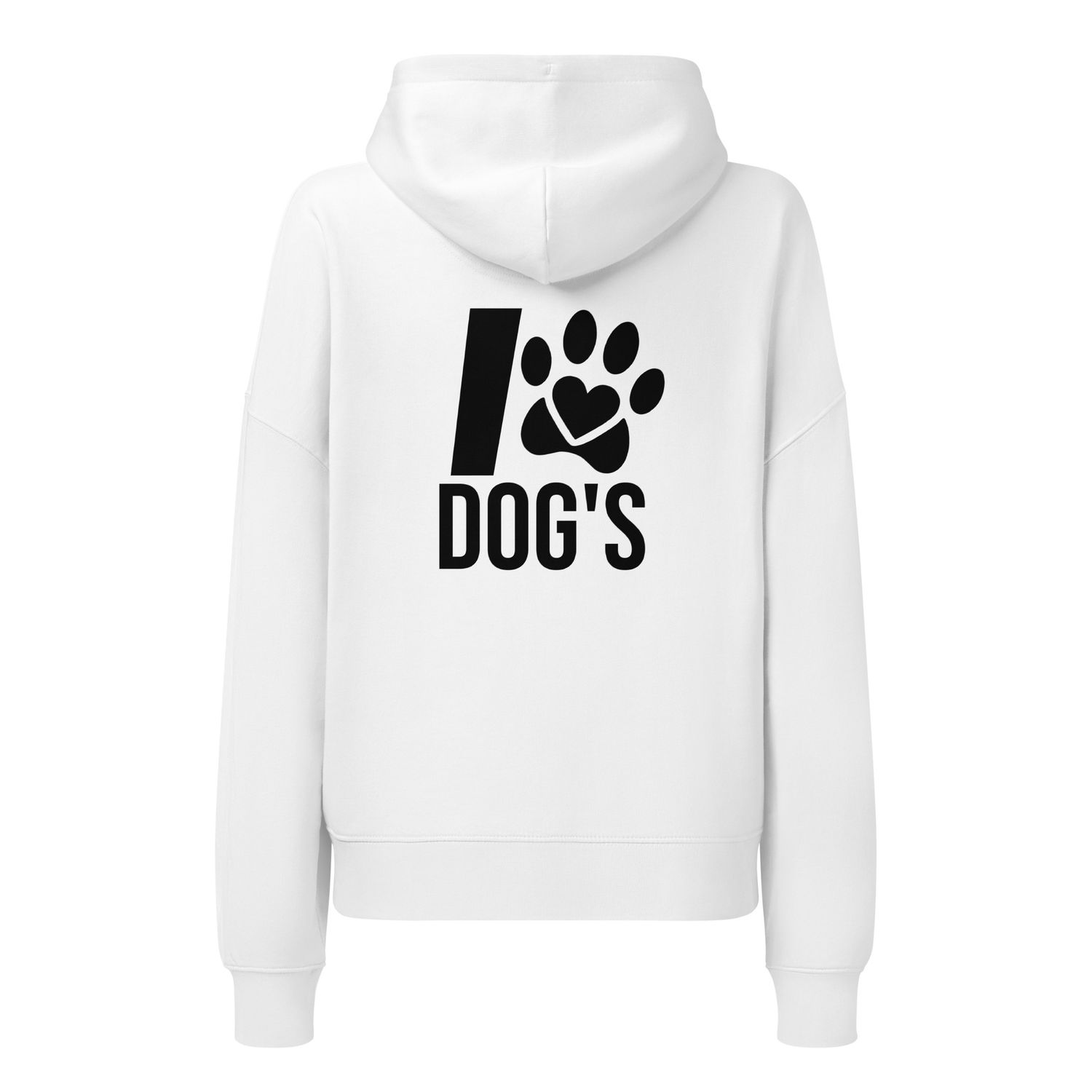 Love Dog&#39;s Bio-Hoodie für Damen