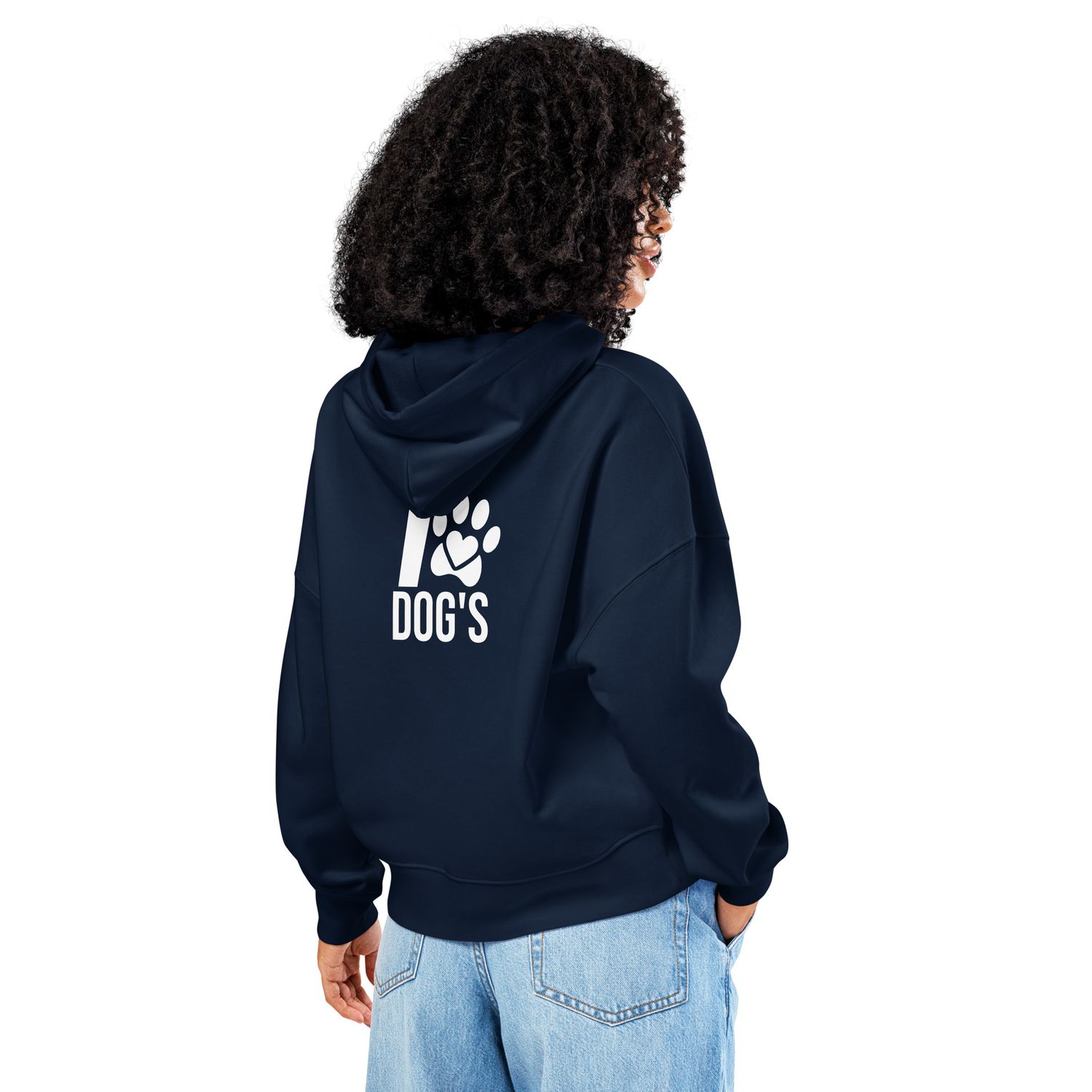 Love Dog&#39;s Bio-Hoodie für Damen