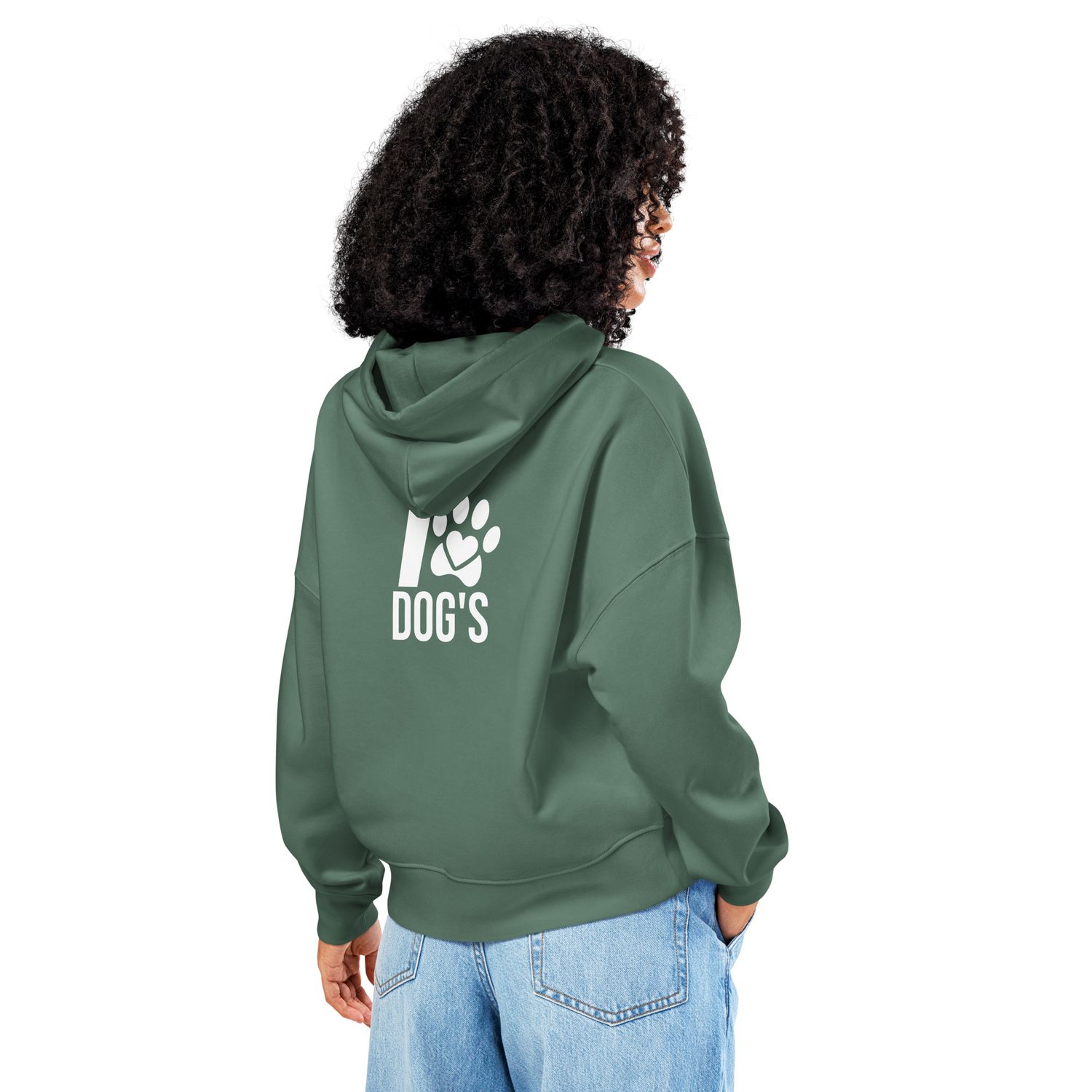 Love Dog&#39;s Bio-Hoodie für Damen