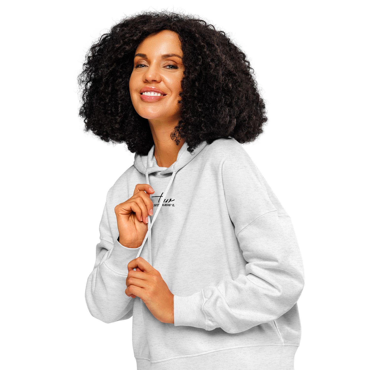 Pure Vibes || – Bio-Hoodie für Damen