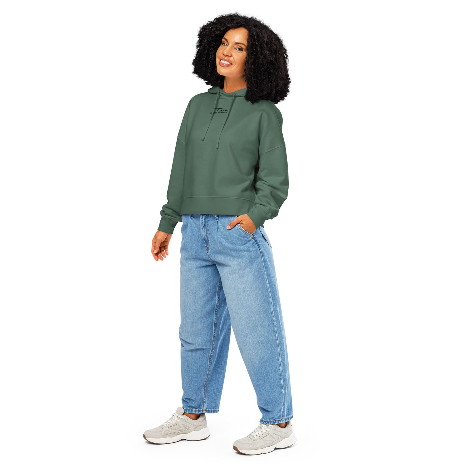 Pure Vibes || – Bio-Hoodie für Damen