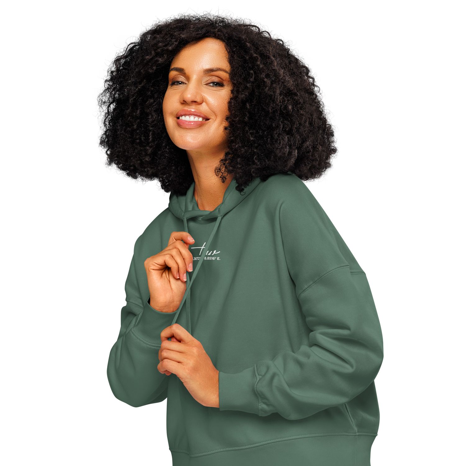 Pure Vibes – Bio-Hoodie für Damen