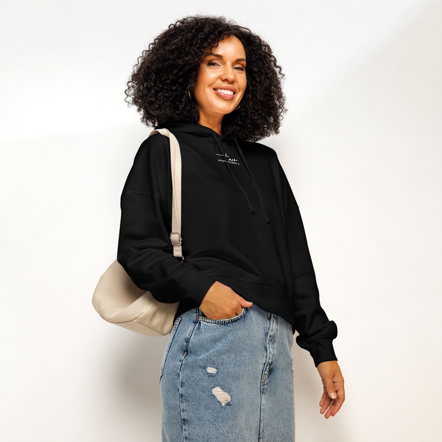 Pure Vibes – Bio-Hoodie für Damen