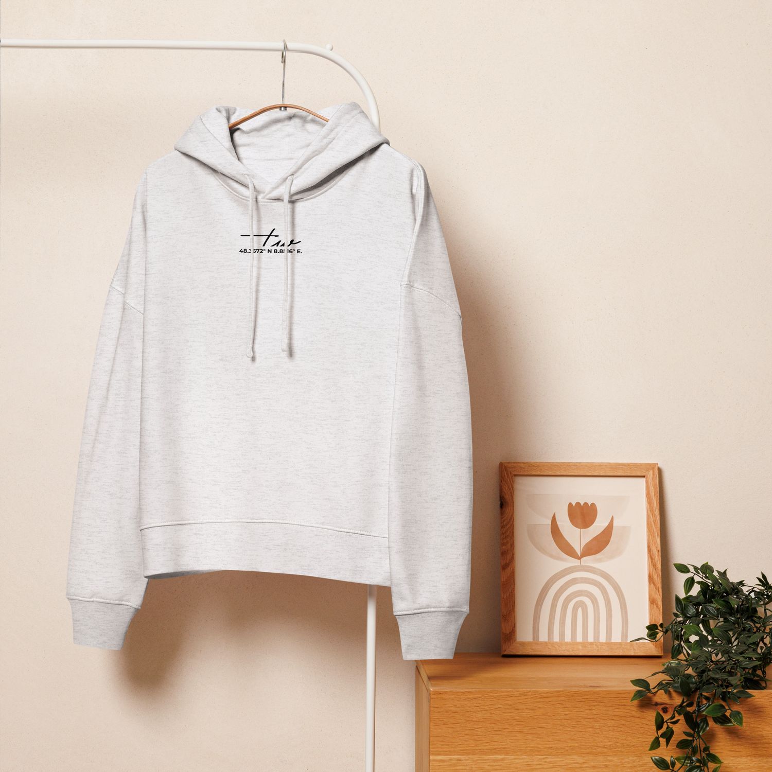 Pure Vibes || – Bio-Hoodie für Damen