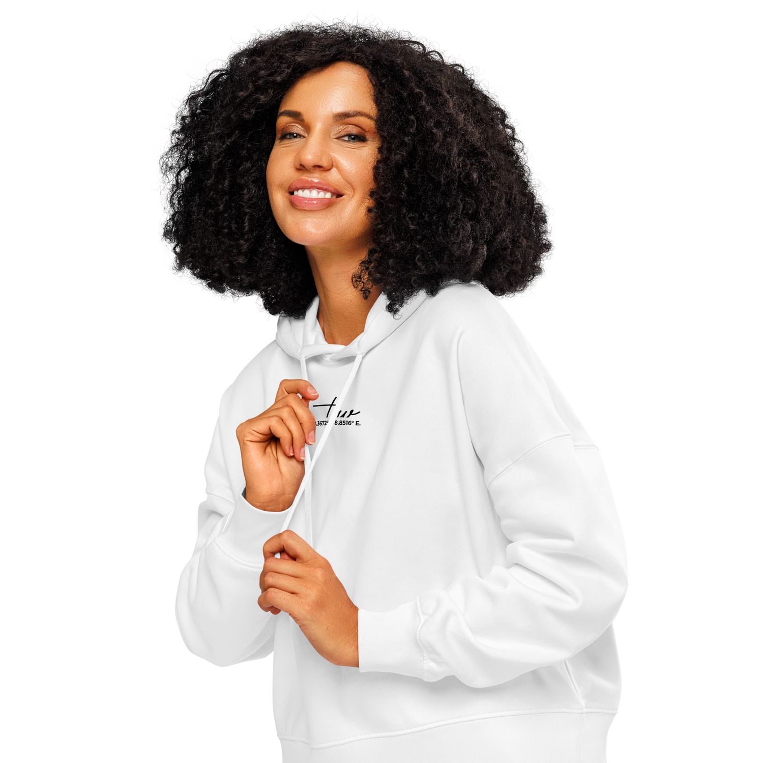Pure Vibes || – Bio-Hoodie für Damen