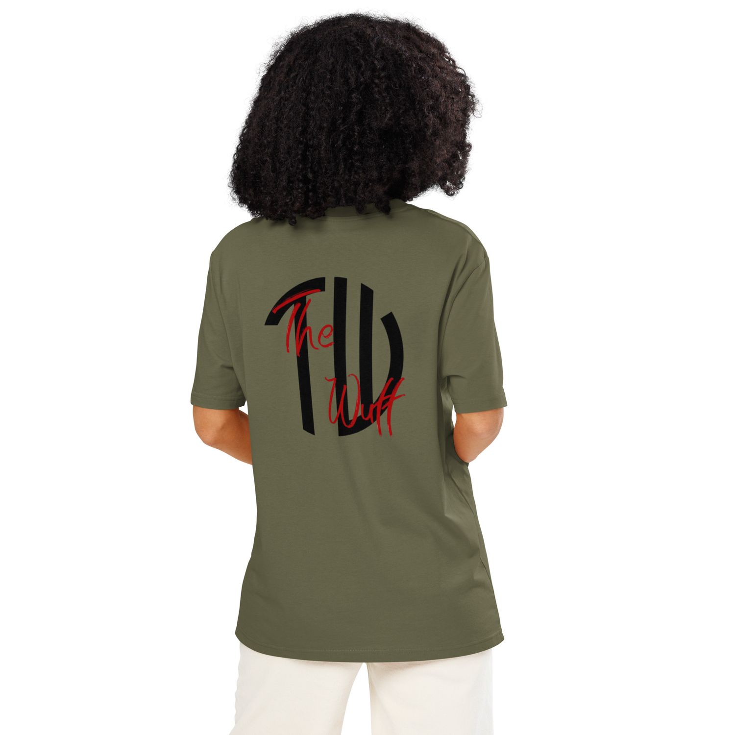 THE WUFF® Pure Vibes X Unisex Bio-T-Shirt mit Rippkragen