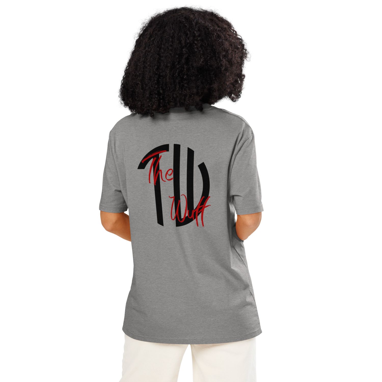THE WUFF® Pure Vibes X Unisex Bio-T-Shirt mit Rippkragen