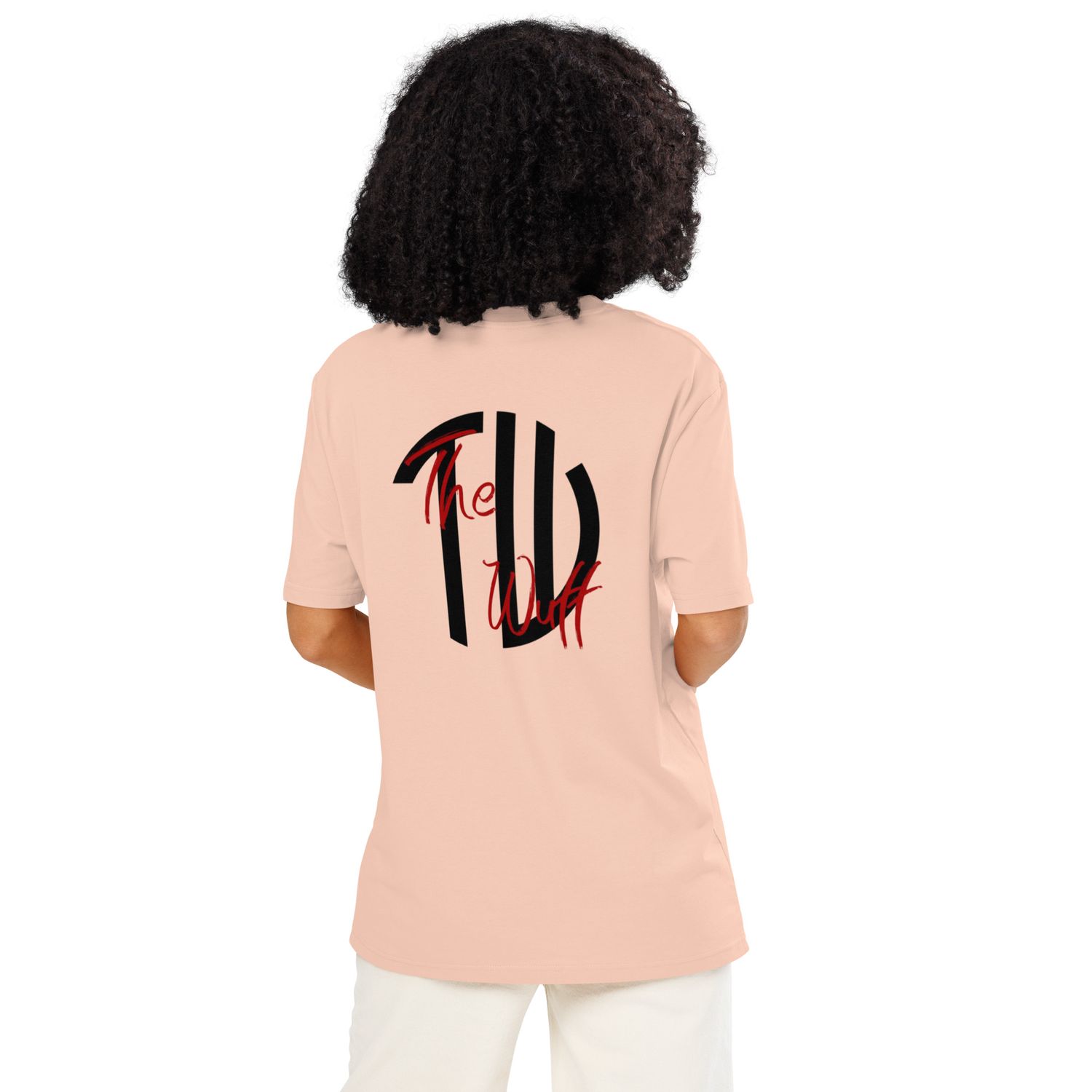 THE WUFF® Pure Vibes X Unisex Bio-T-Shirt mit Rippkragen
