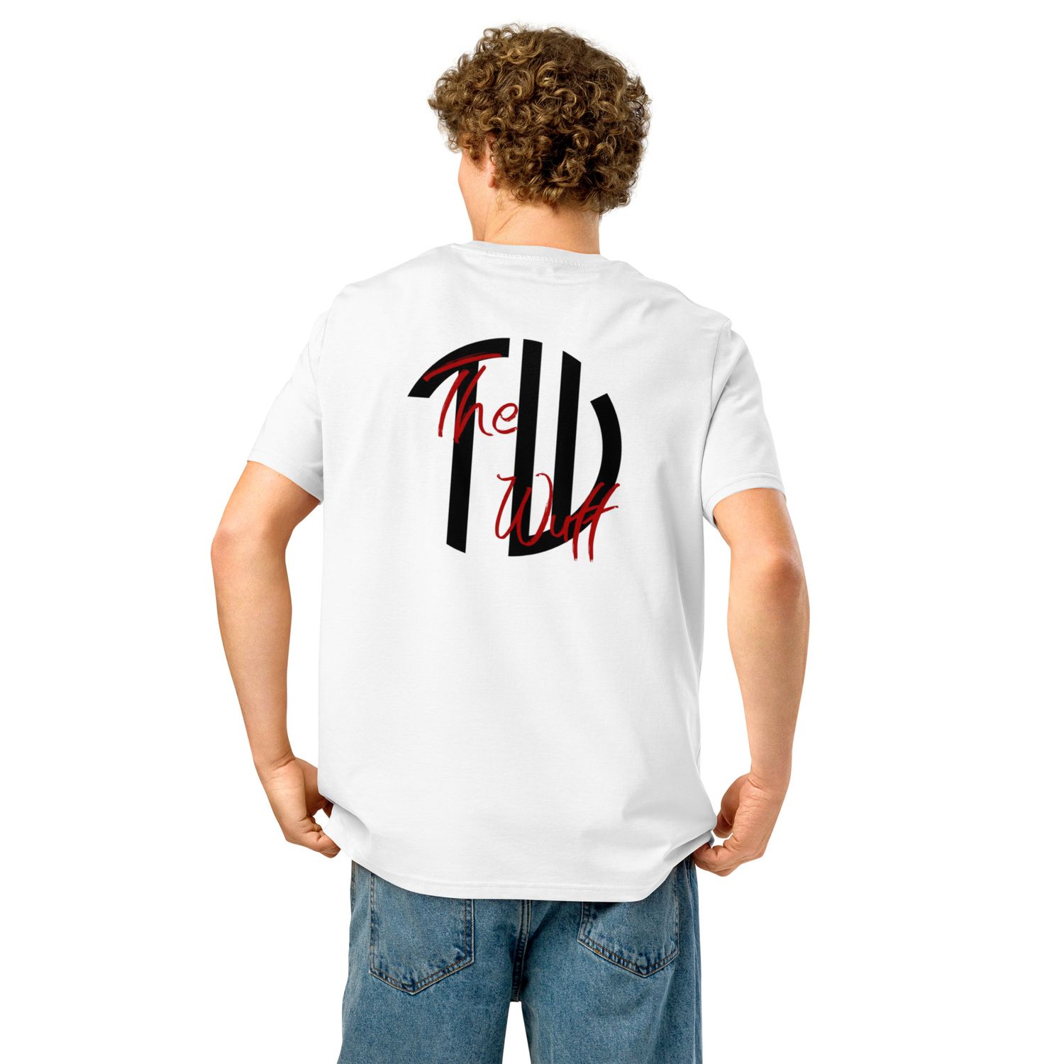 THE WUFF® Pure Vibes X Unisex Bio-T-Shirt mit Rippkragen