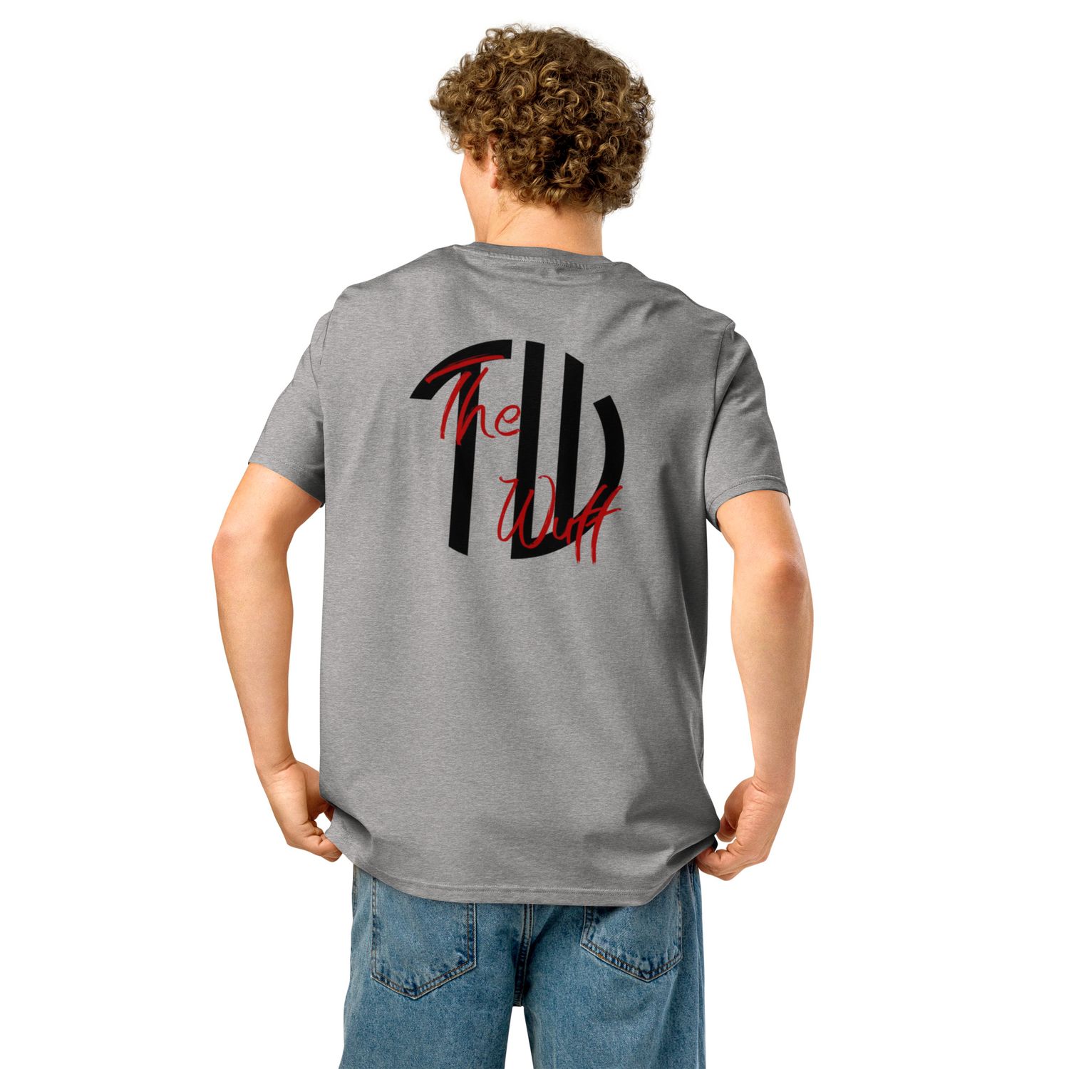 THE WUFF® Pure Vibes X Unisex Bio-T-Shirt mit Rippkragen