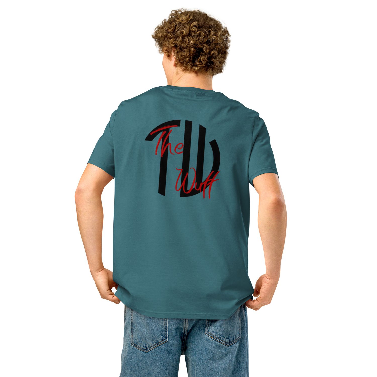 THE WUFF® Pure Vibes X Unisex Bio-T-Shirt mit Rippkragen