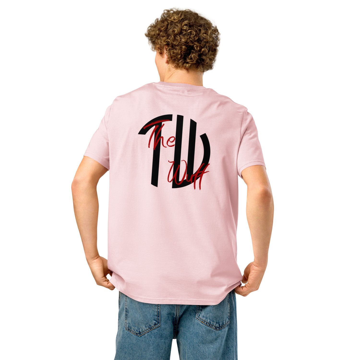 THE WUFF® Pure Vibes X Unisex Bio-T-Shirt mit Rippkragen