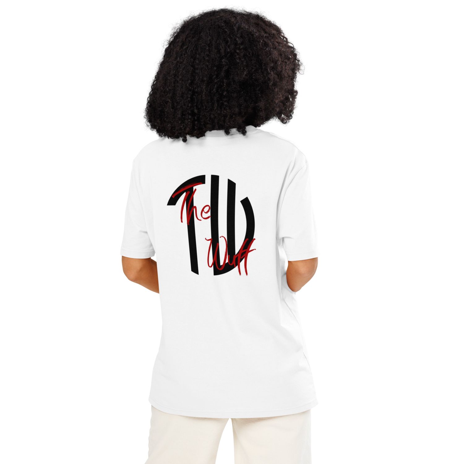 THE WUFF® Pure Vibes X Unisex Bio-T-Shirt mit Rippkragen
