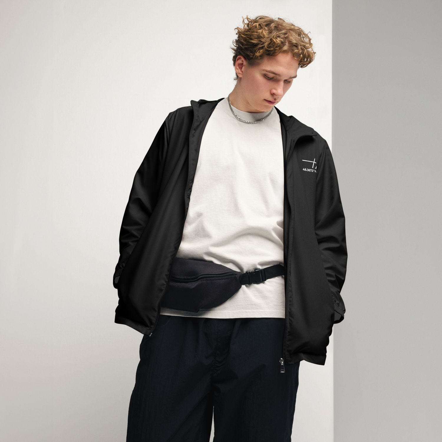 Windbreaker Red Line for Men