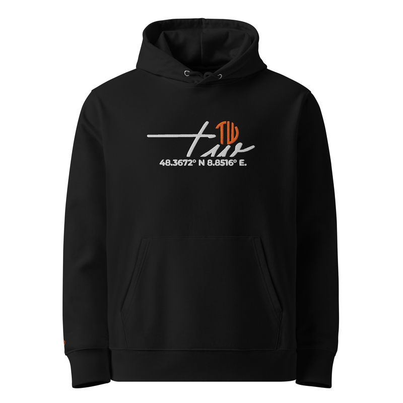 Unisex Bio-Hoodie | White Silent Code
