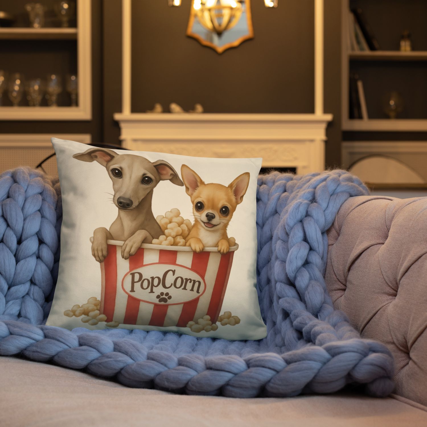 Sweet Popcorn  Premium-Kissen