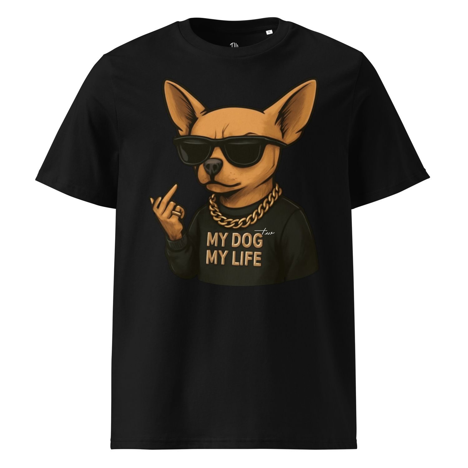 The Wuff® Dog Power Unisex-Bio-Baumwoll-T-Shirt