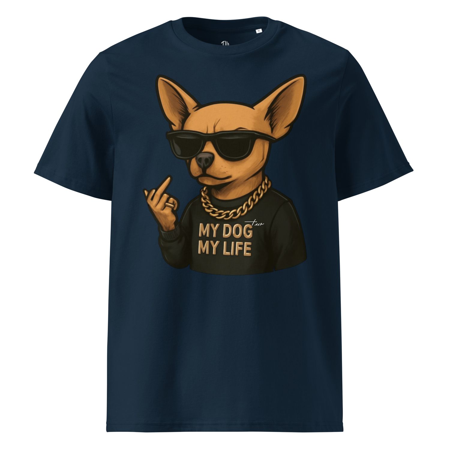 The Wuff® Dog Power Unisex-Bio-Baumwoll-T-Shirt