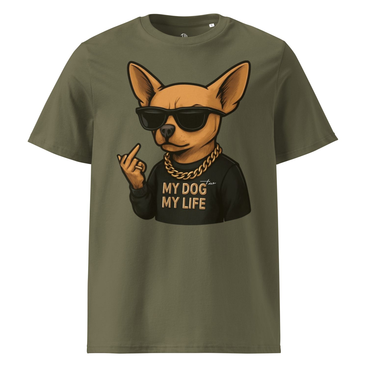 The Wuff® Dog Power Unisex-Bio-Baumwoll-T-Shirt