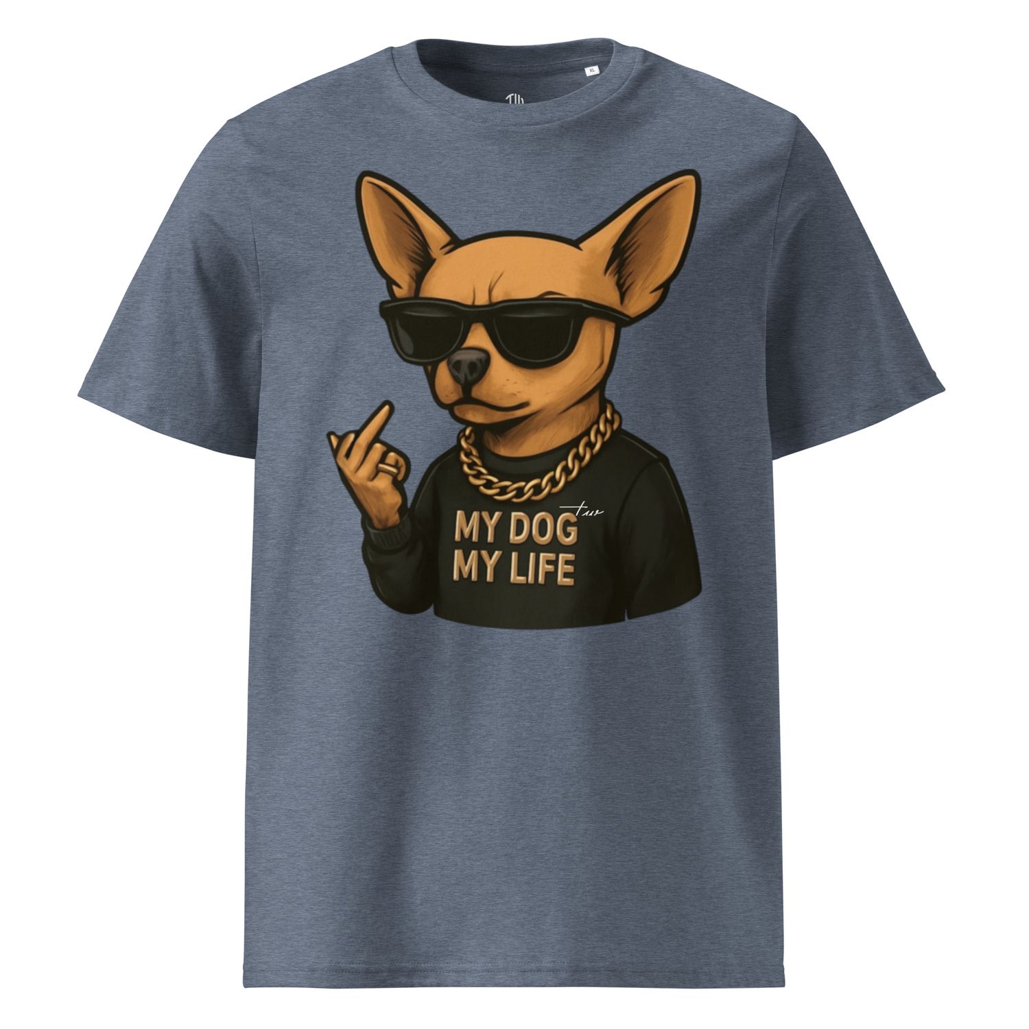 The Wuff® Dog Power Unisex-Bio-Baumwoll-T-Shirt