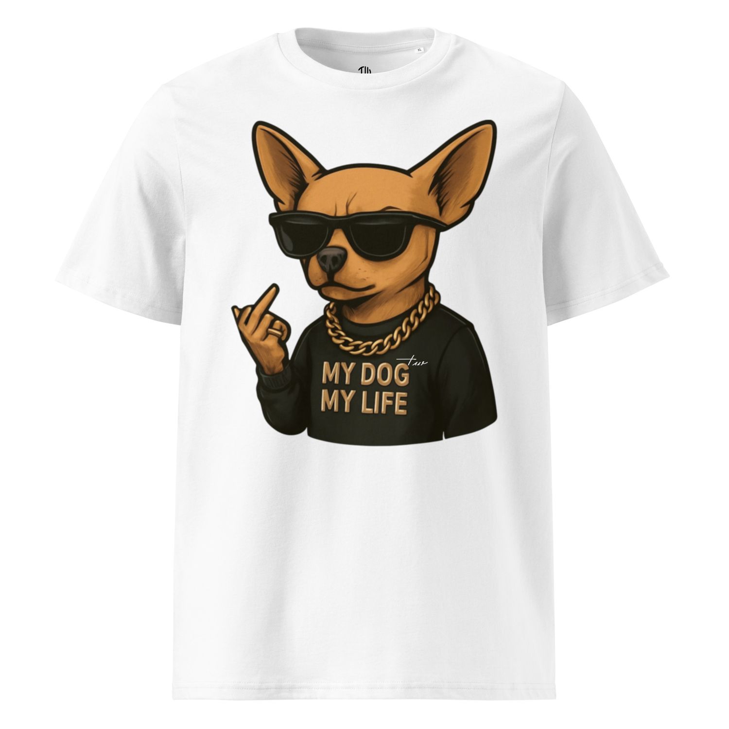 The Wuff® Dog Power Unisex-Bio-Baumwoll-T-Shirt