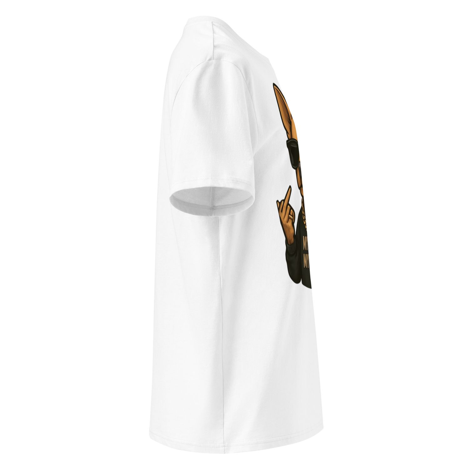 The Wuff® Dog Power Unisex-Bio-Baumwoll-T-Shirt