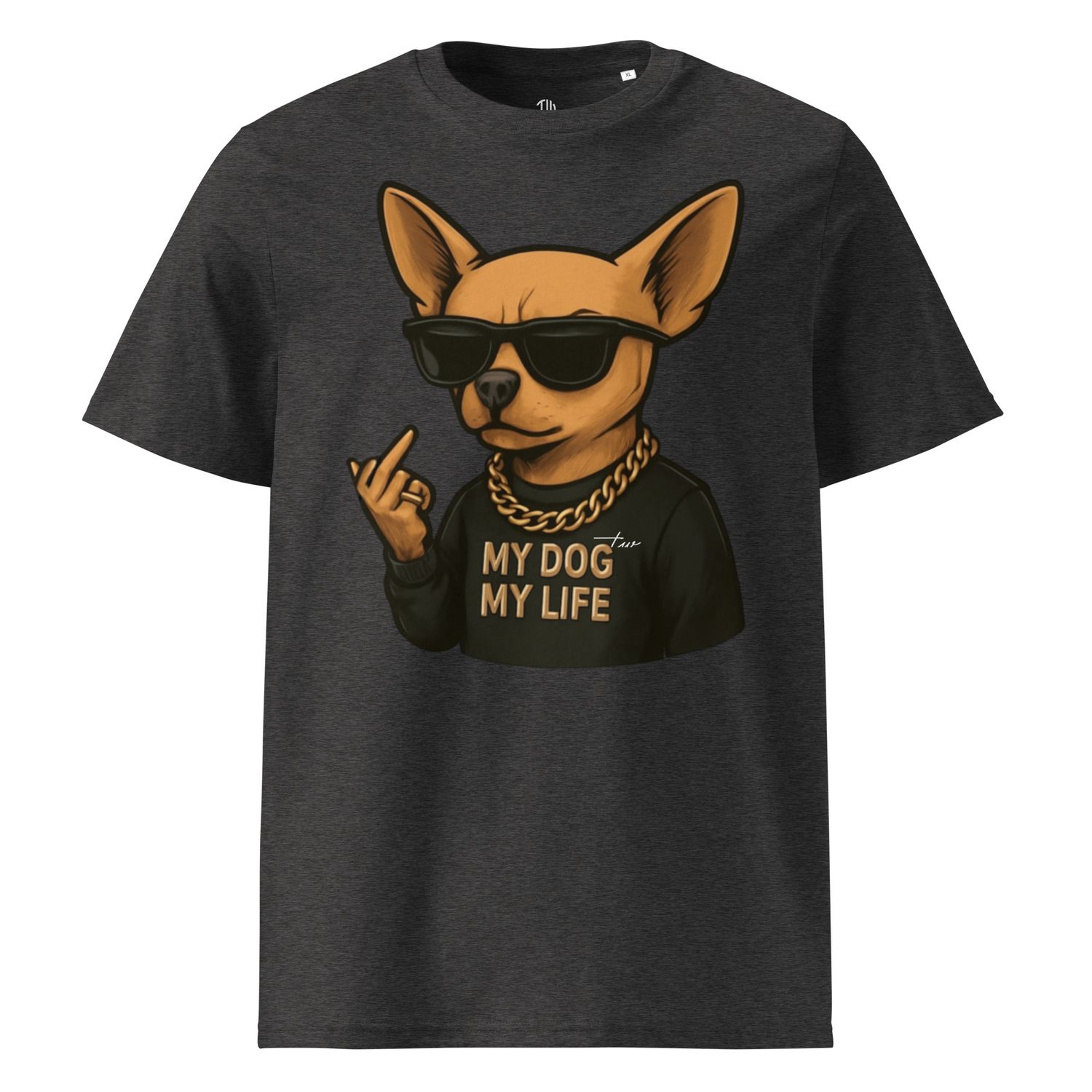 The Wuff® Dog Power Unisex-Bio-Baumwoll-T-Shirt