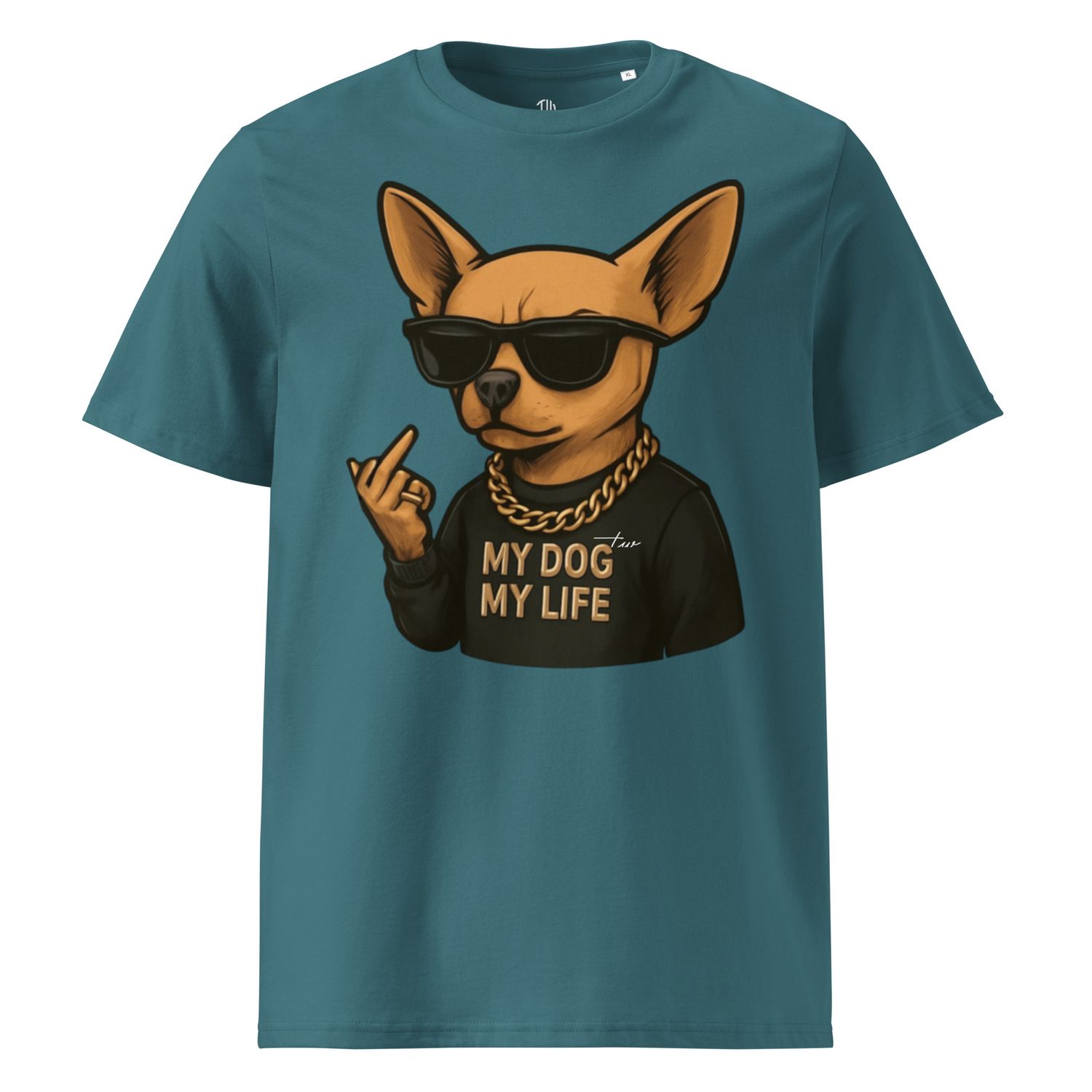 The Wuff® Dog Power Unisex-Bio-Baumwoll-T-Shirt