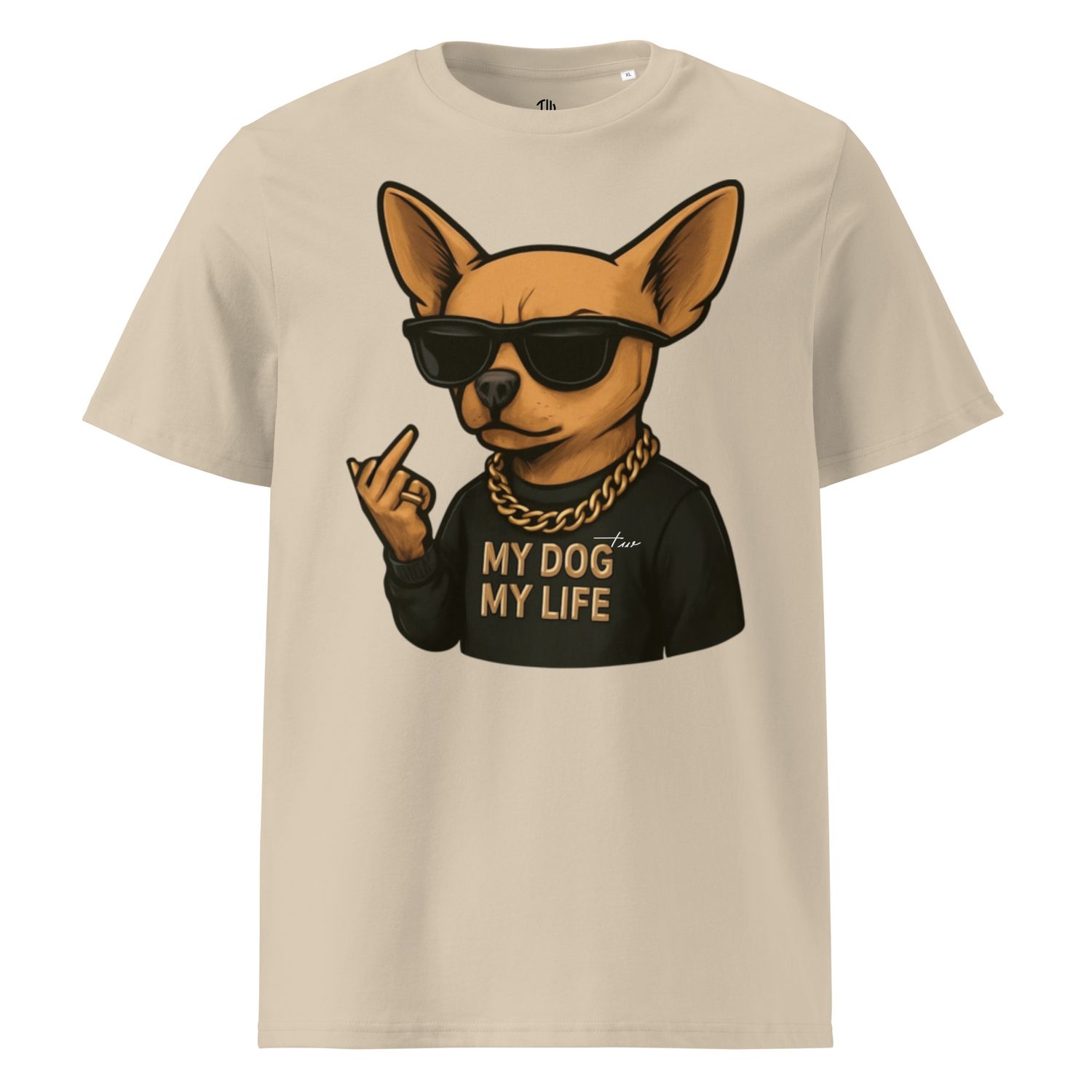 The Wuff® Dog Power Unisex-Bio-Baumwoll-T-Shirt