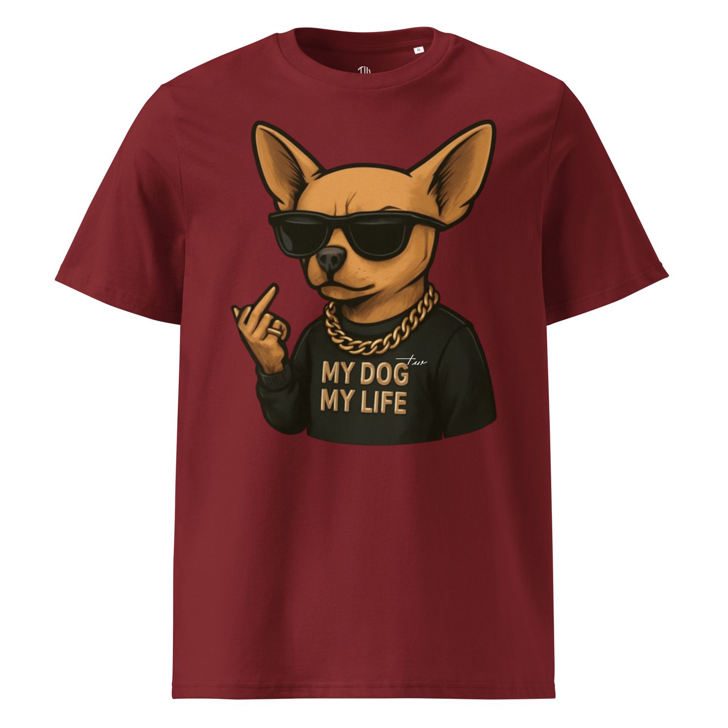 The Wuff® Dog Power Unisex-Bio-Baumwoll-T-Shirt