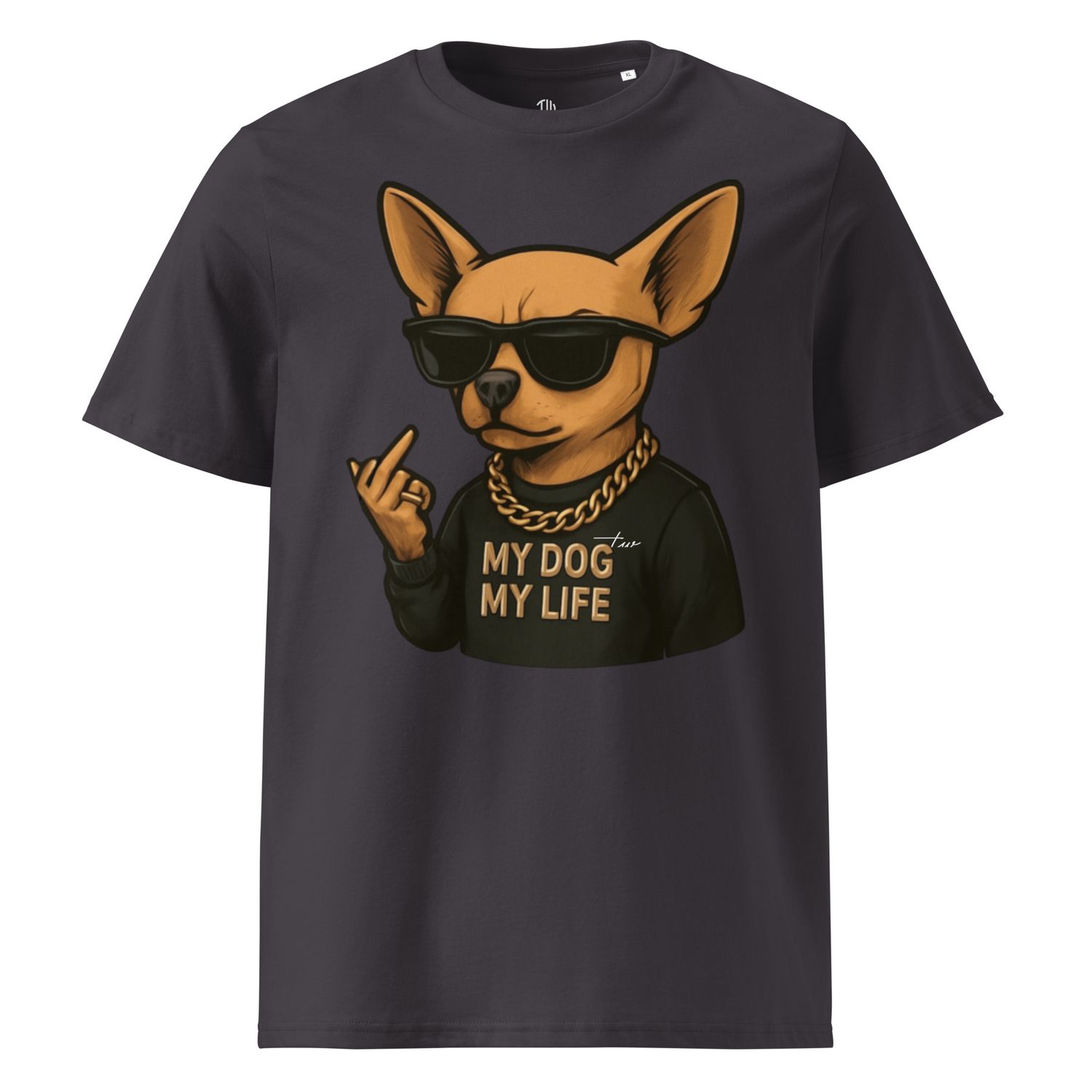 The Wuff® Dog Power Unisex-Bio-Baumwoll-T-Shirt