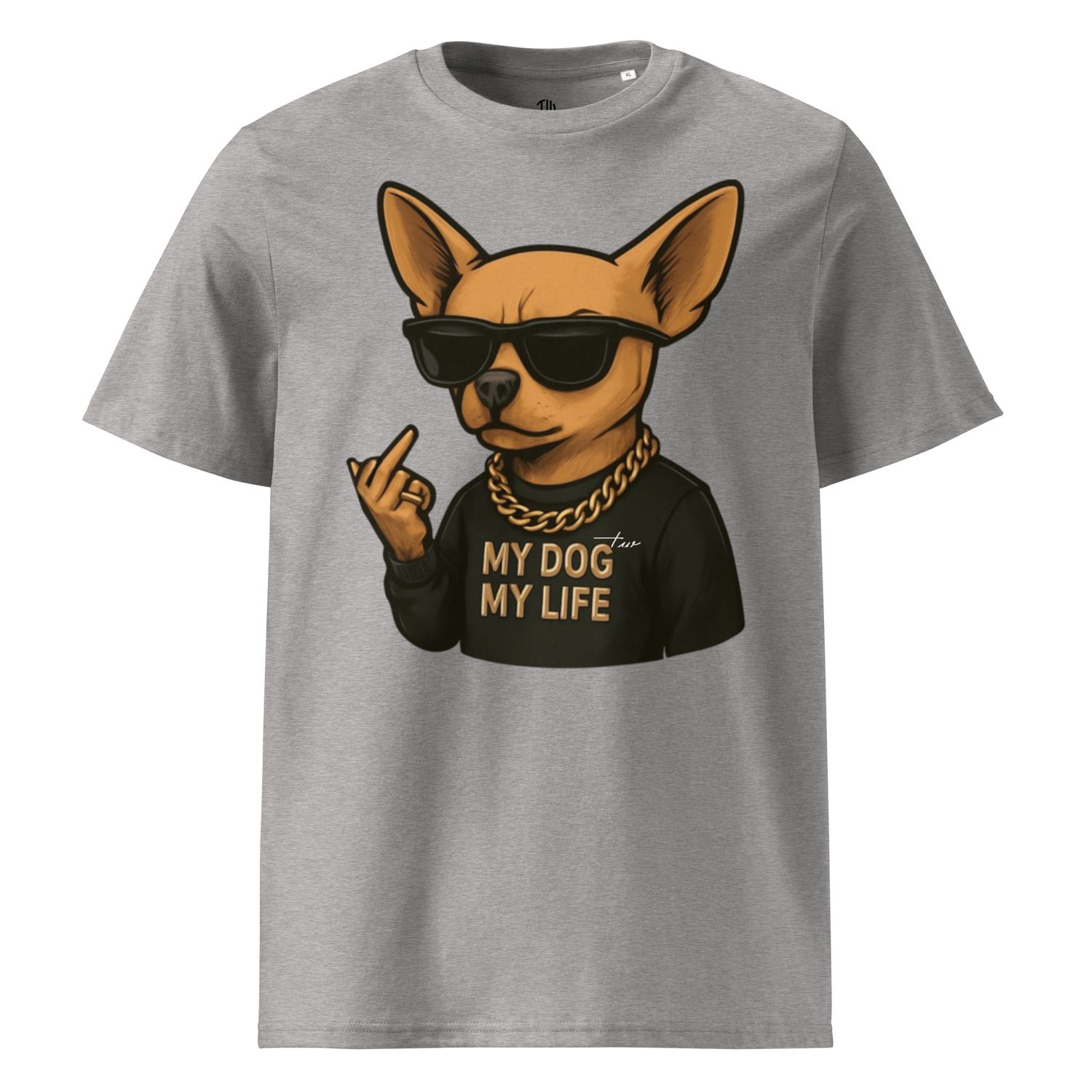The Wuff® Dog Power Unisex-Bio-Baumwoll-T-Shirt