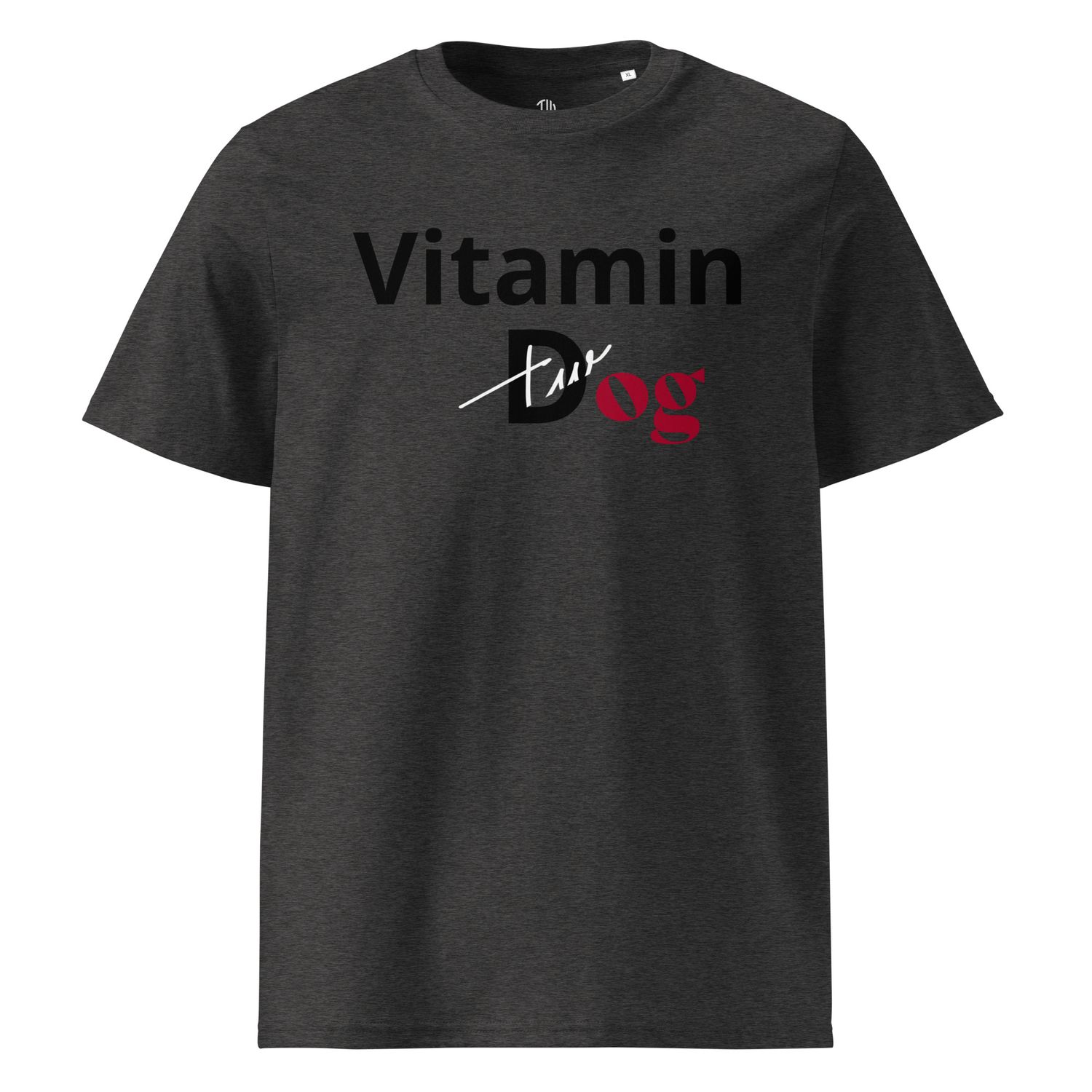 THE WUFF® Dogmin D Black Unisex-Bio-Baumwoll-T-Shirt