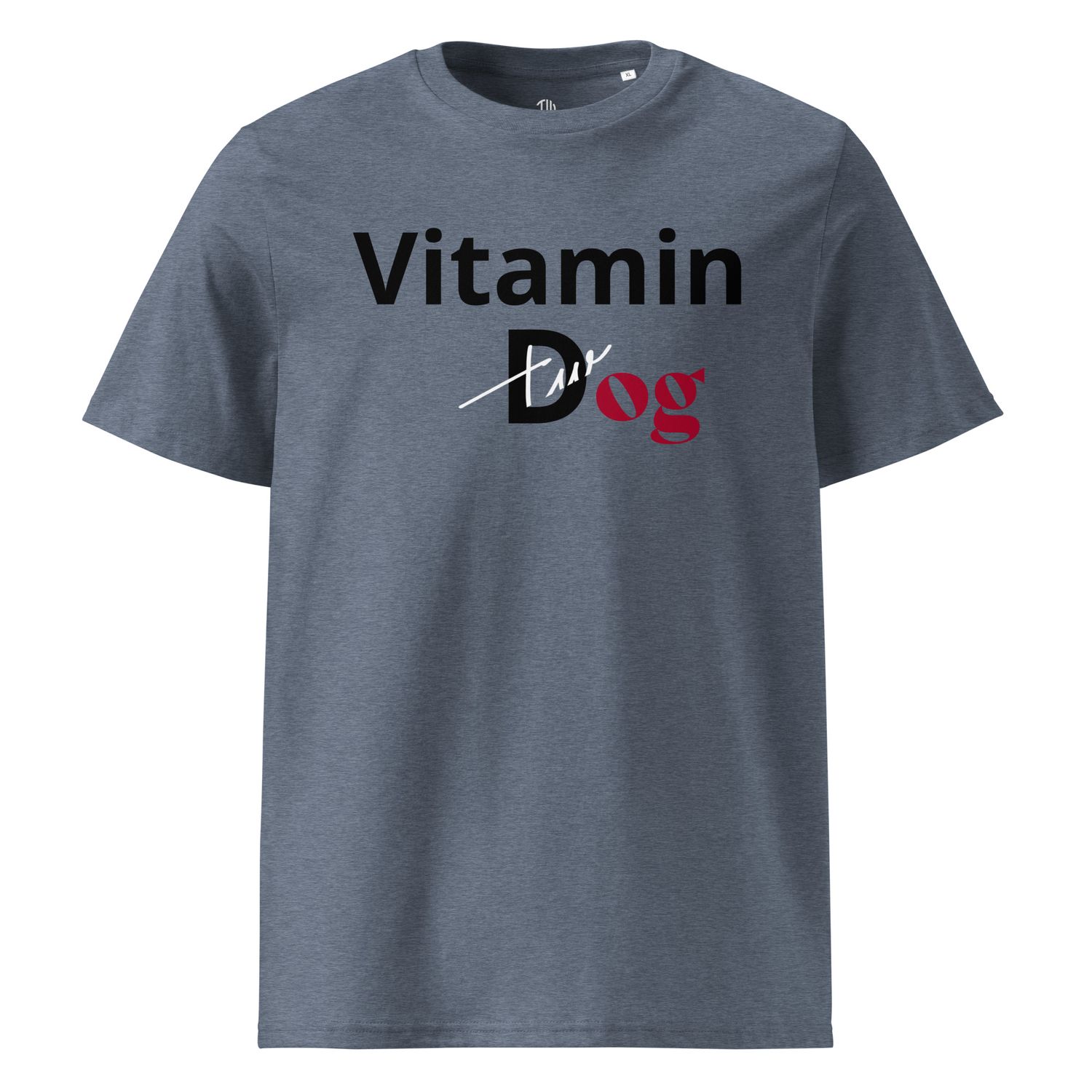 THE WUFF® Dogmin D Black Unisex-Bio-Baumwoll-T-Shirt