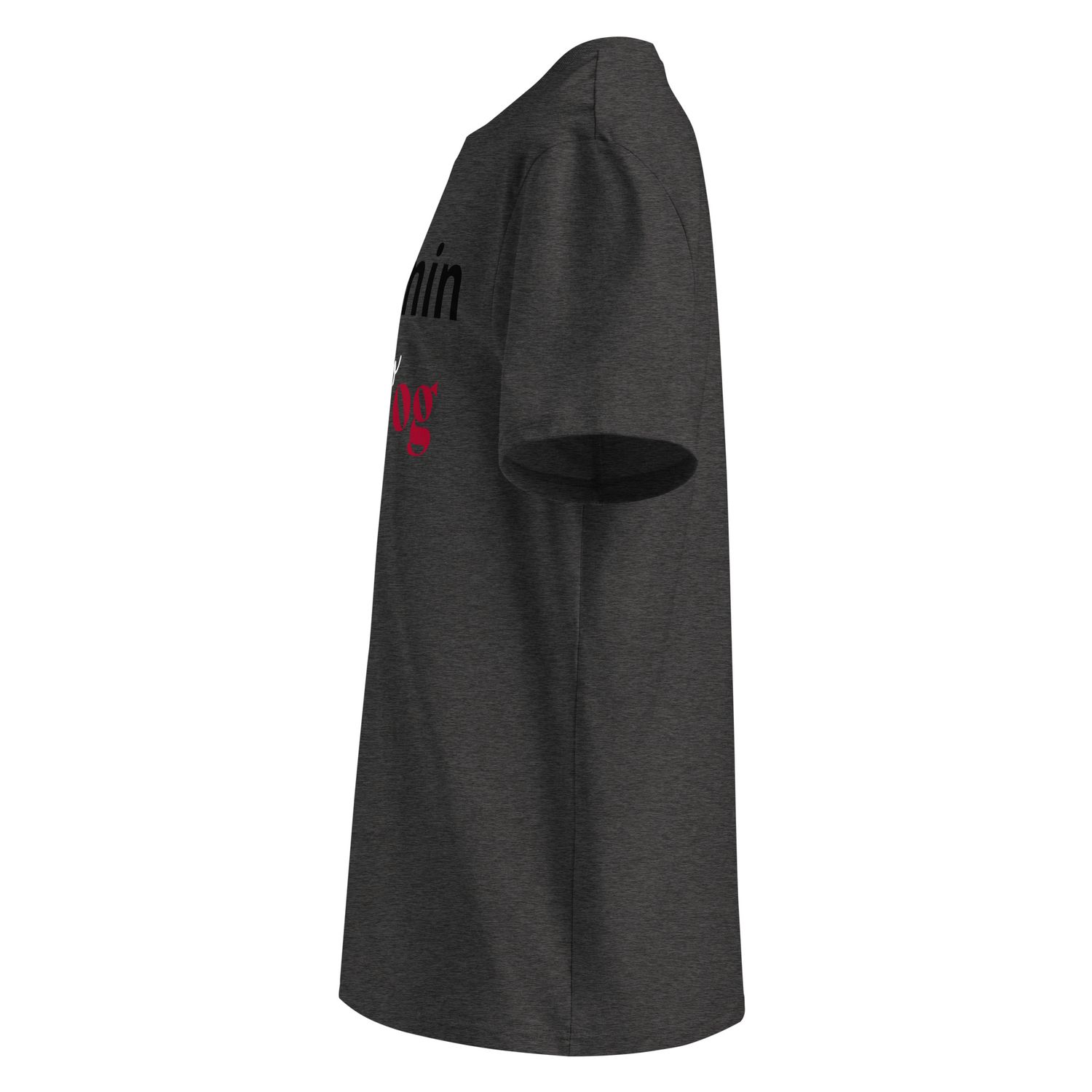 THE WUFF® Dogmin D Black Unisex-Bio-Baumwoll-T-Shirt