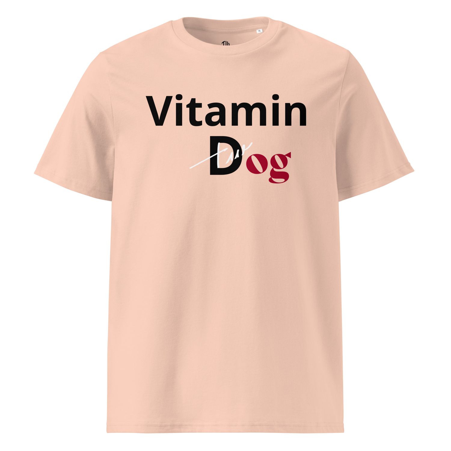 THE WUFF® Dogmin D Black Unisex-Bio-Baumwoll-T-Shirt