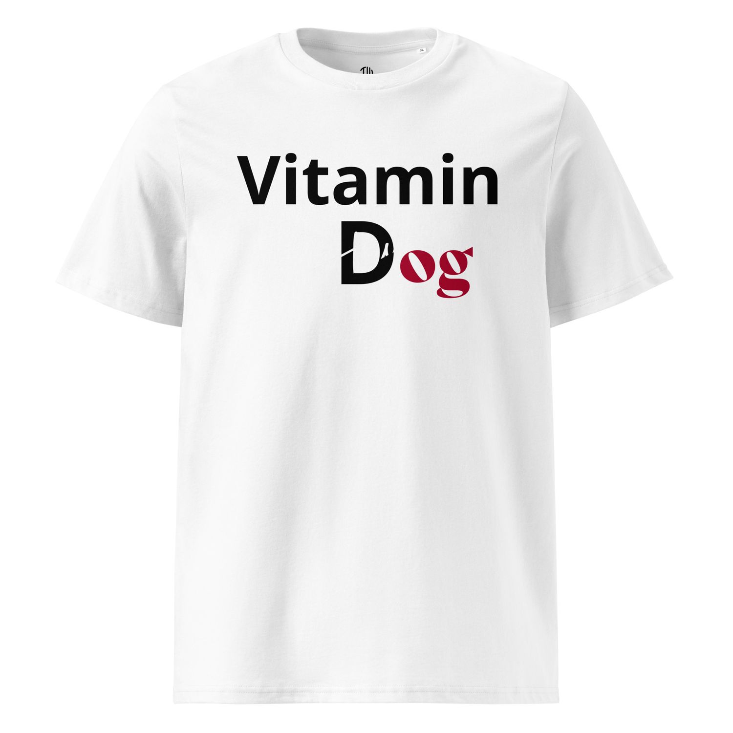THE WUFF® Dogmin D Black Unisex-Bio-Baumwoll-T-Shirt