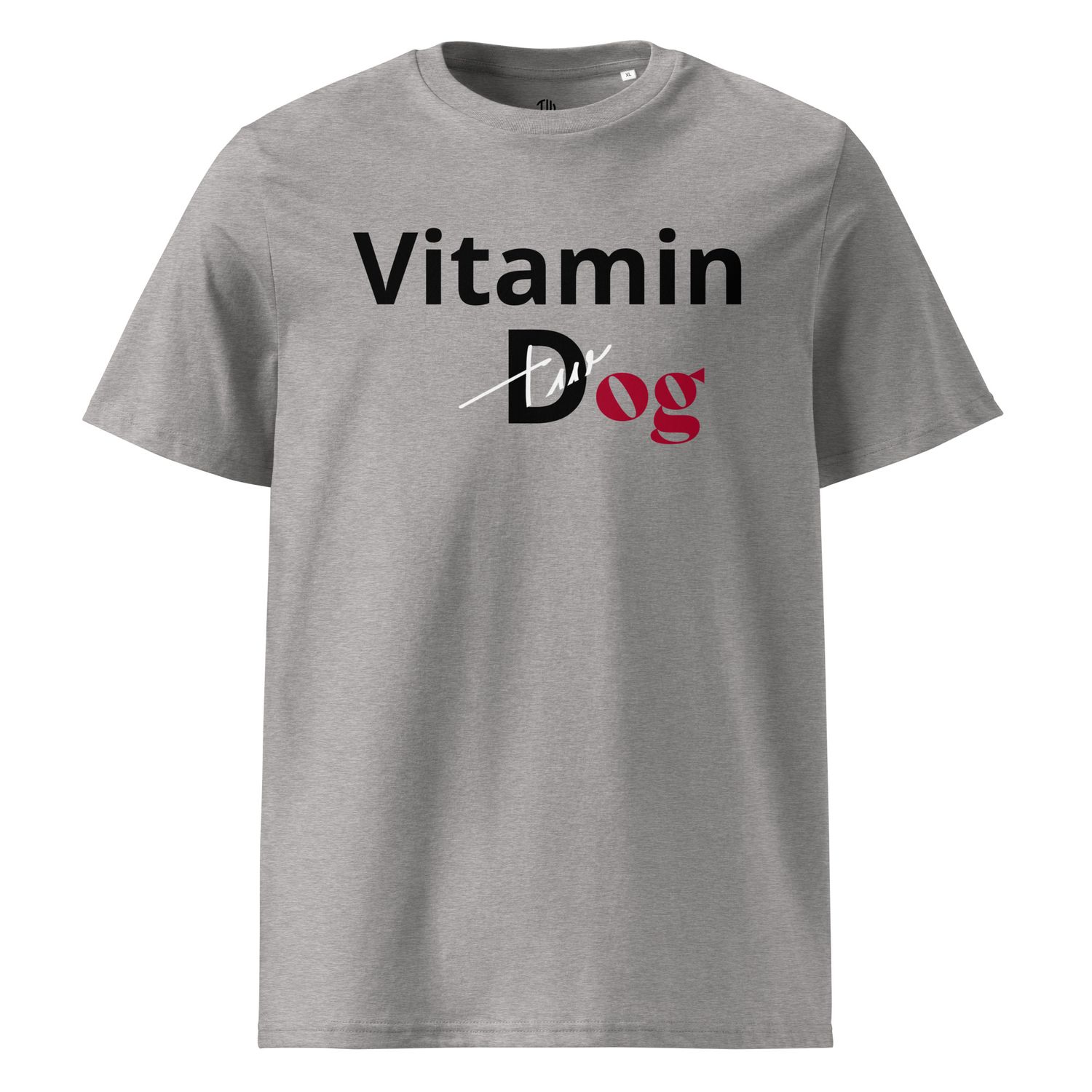 THE WUFF® Dogmin D Black Unisex-Bio-Baumwoll-T-Shirt