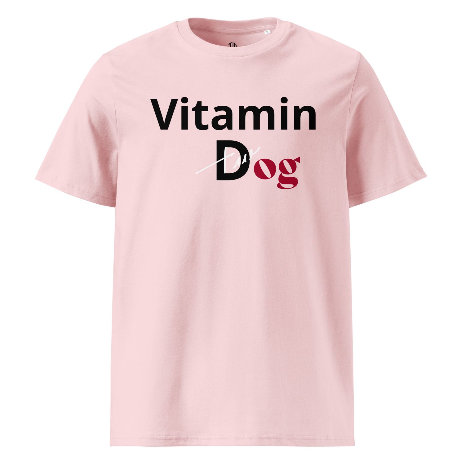 THE WUFF® Dogmin D Black Unisex-Bio-Baumwoll-T-Shirt