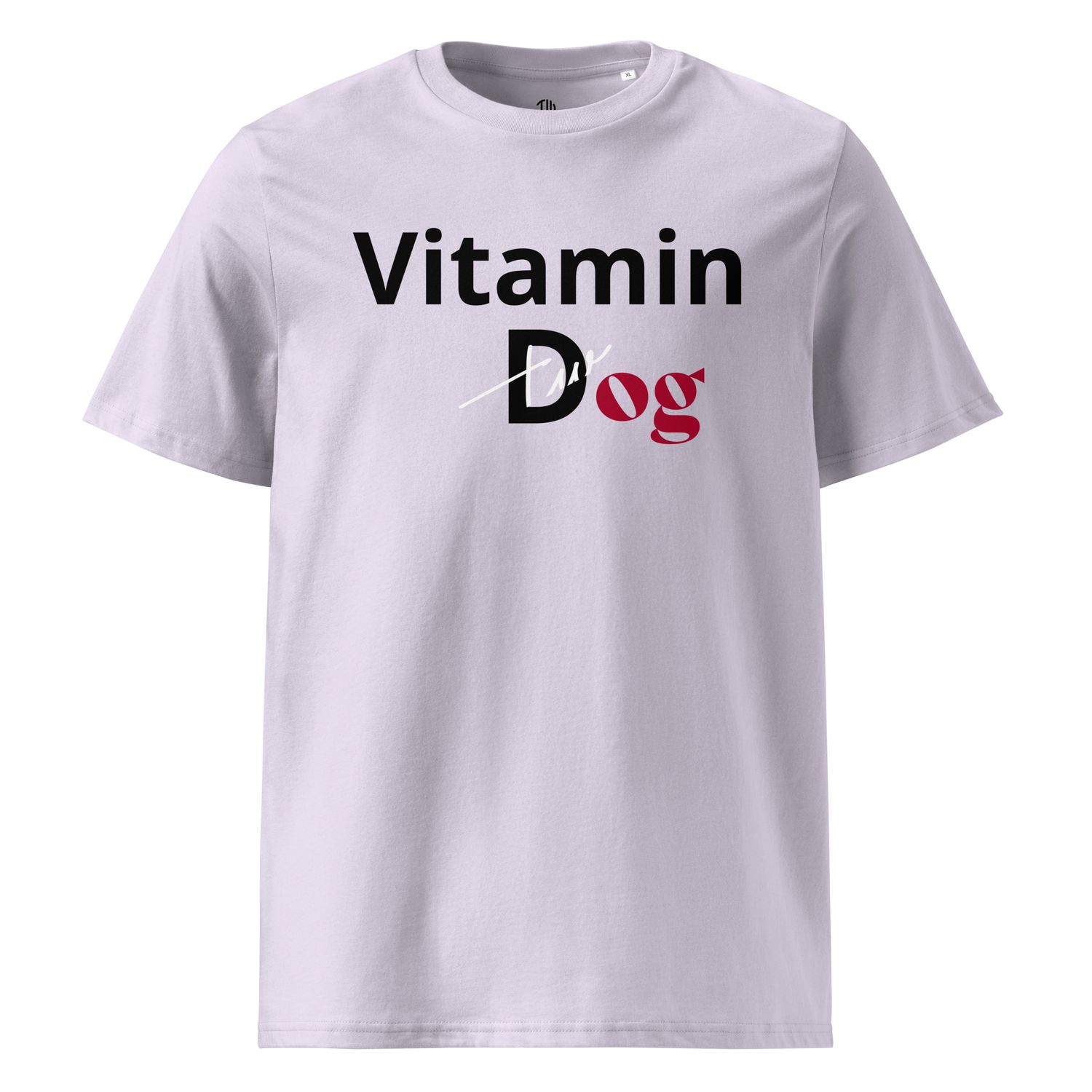 THE WUFF® Dogmin D Black Unisex-Bio-Baumwoll-T-Shirt