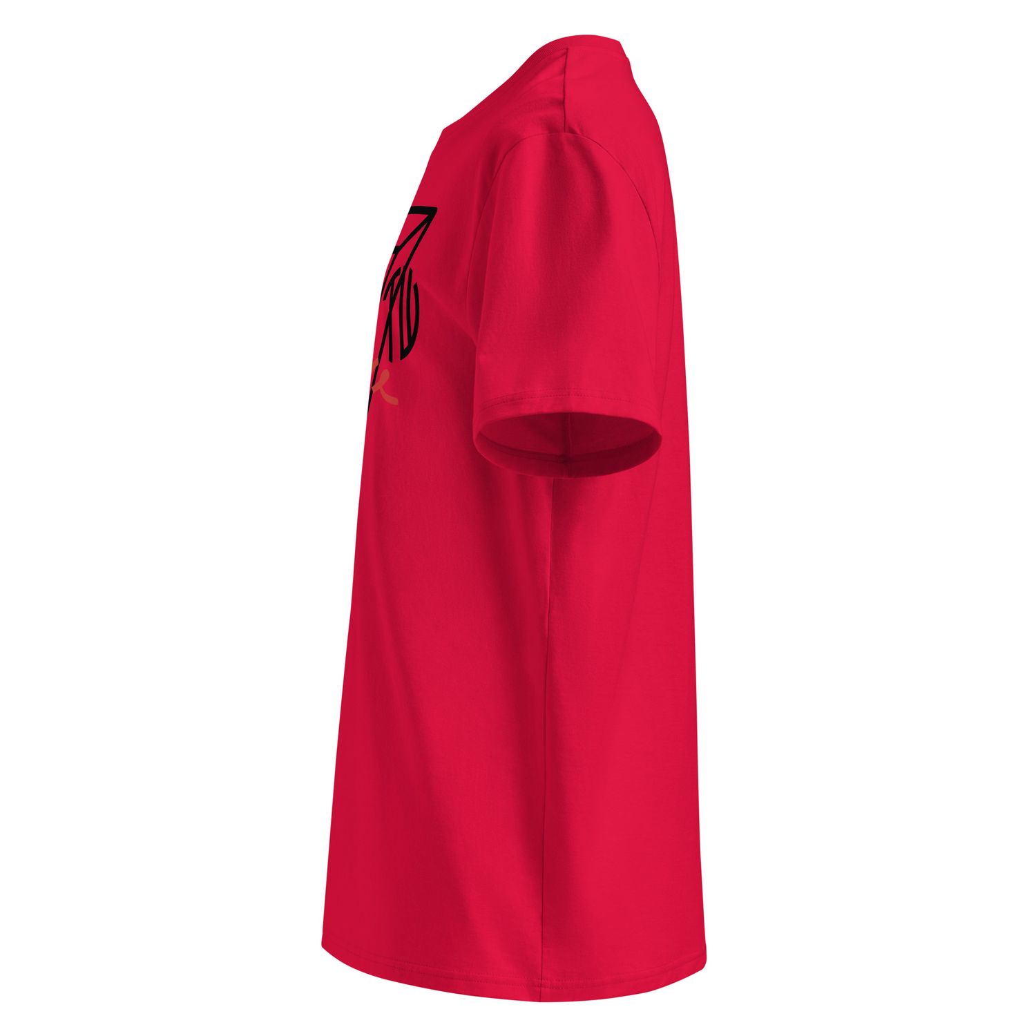 The Wuff® Zero V4 | Unisex Bio-T-Shirt mit Rippkragen