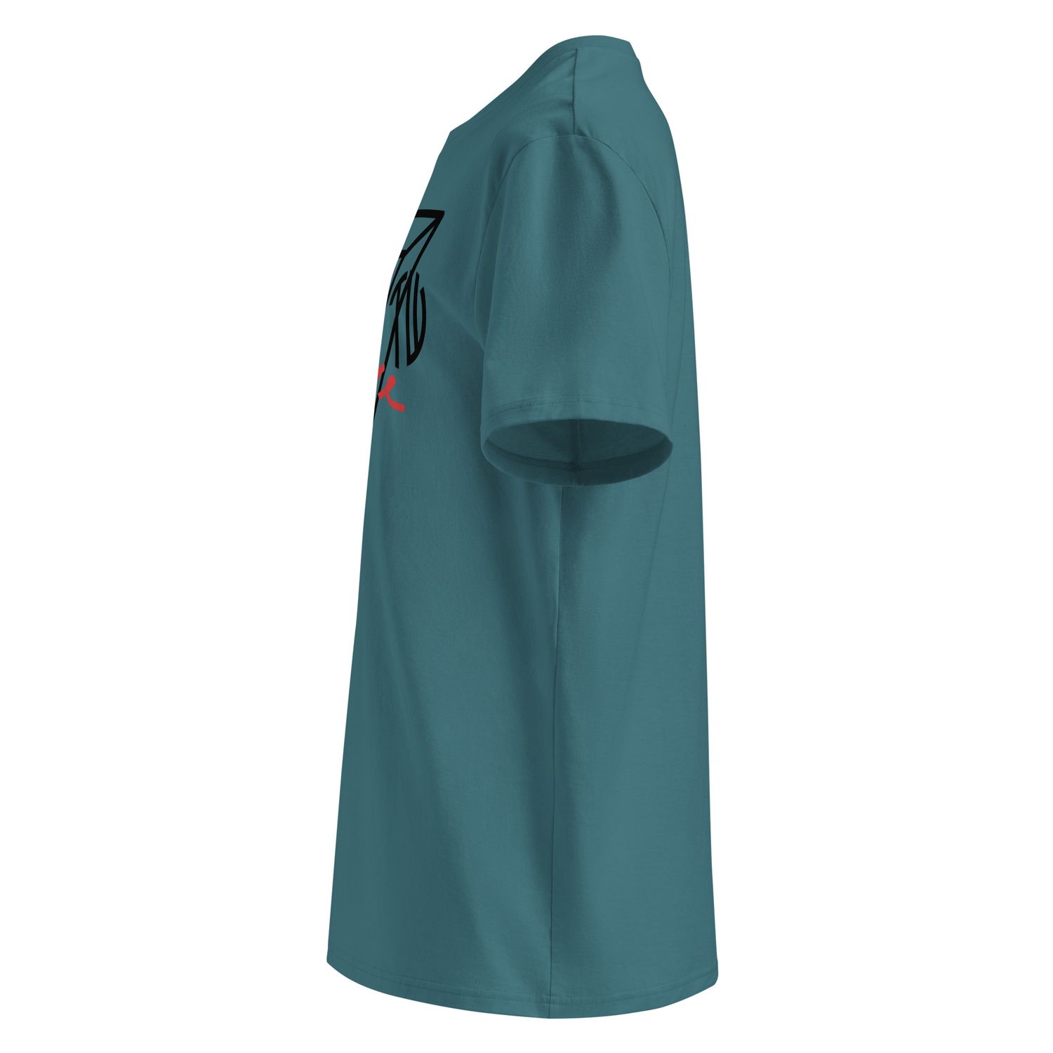 The Wuff® Zero V4 | Unisex Bio-T-Shirt mit Rippkragen
